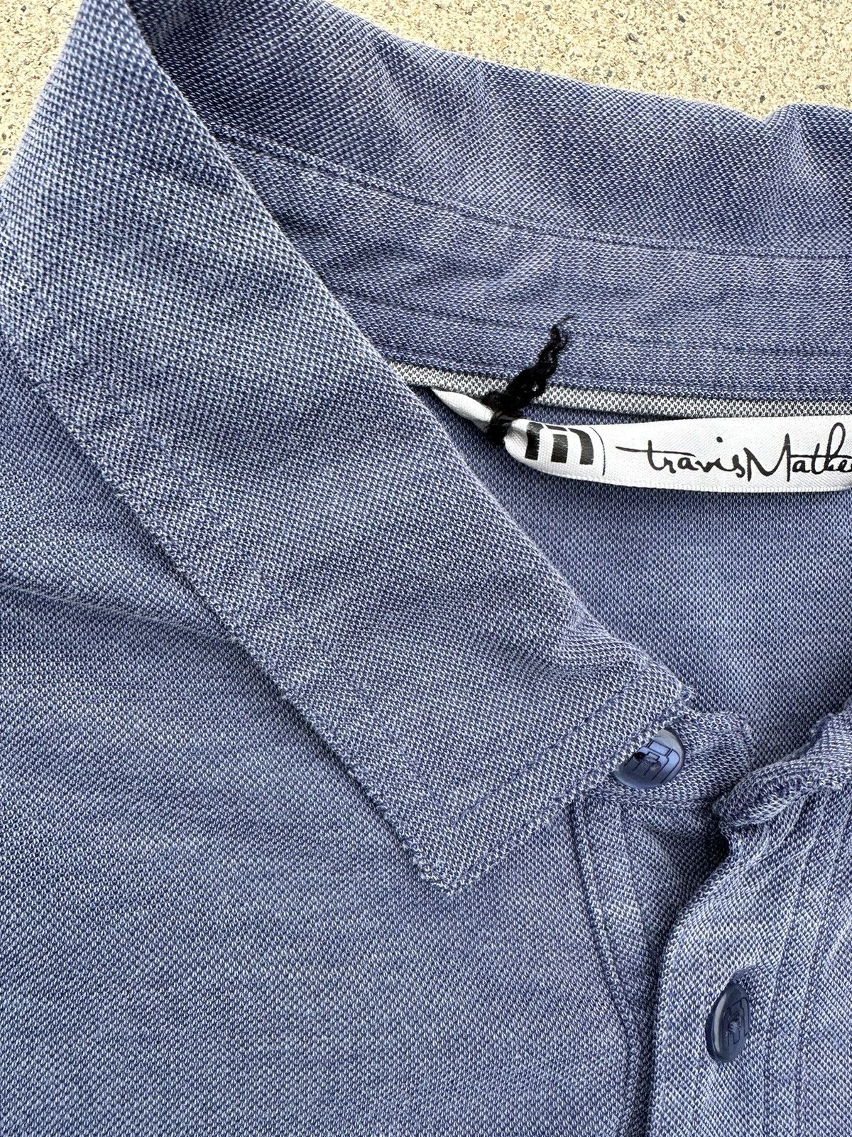 TravisMathew Travis Mathew Golf Polo Men Size Xl Blue Pima Perfomance Size US XL / EU 56 / 4 - 3 Thumbnail