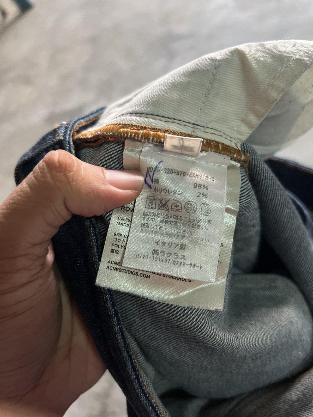 Acne Studios acne studios 3/4 @ cropped style jeans Size US 29 - 6 Thumbnail