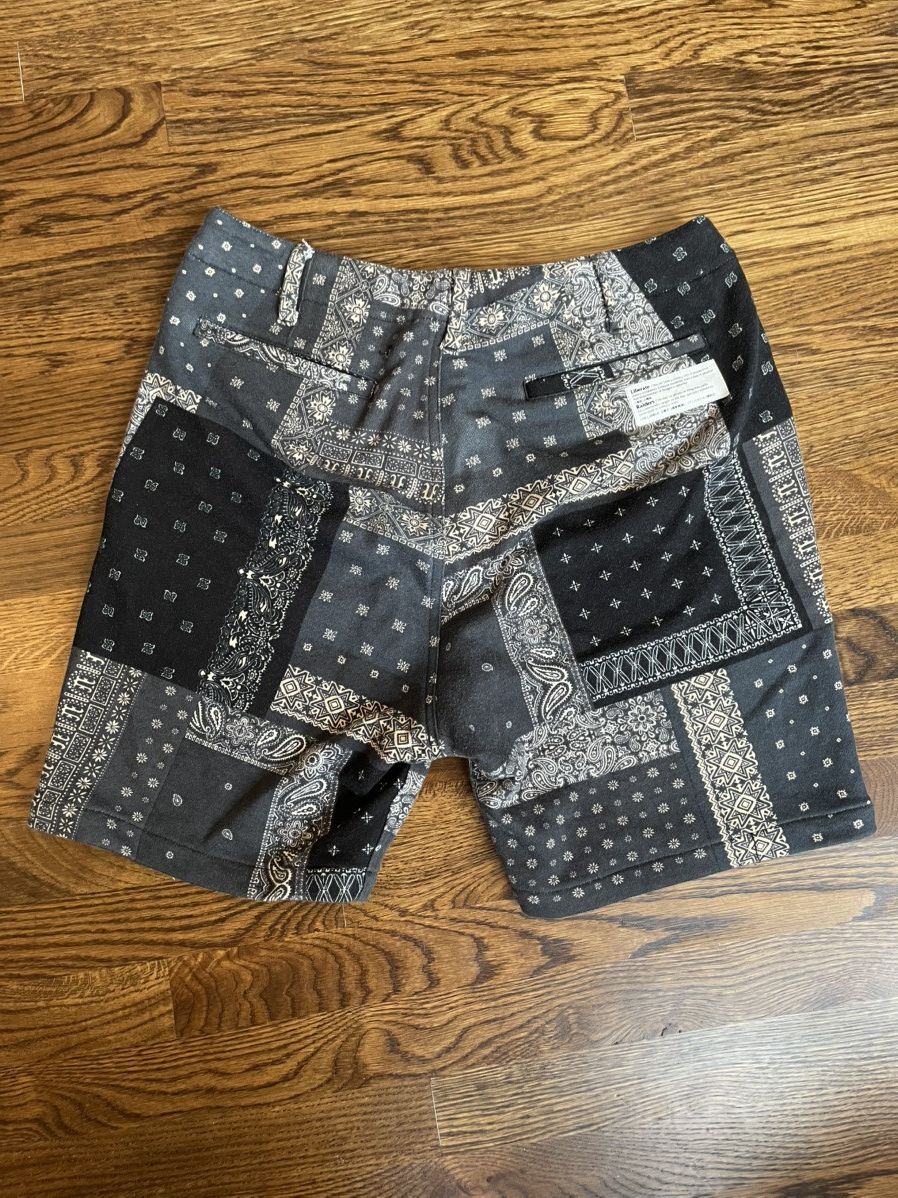 Japanese Brand × Liberaiders Liberaiders bandana shorts in black Size US 30 / EU 46 - 2 Thumbnail