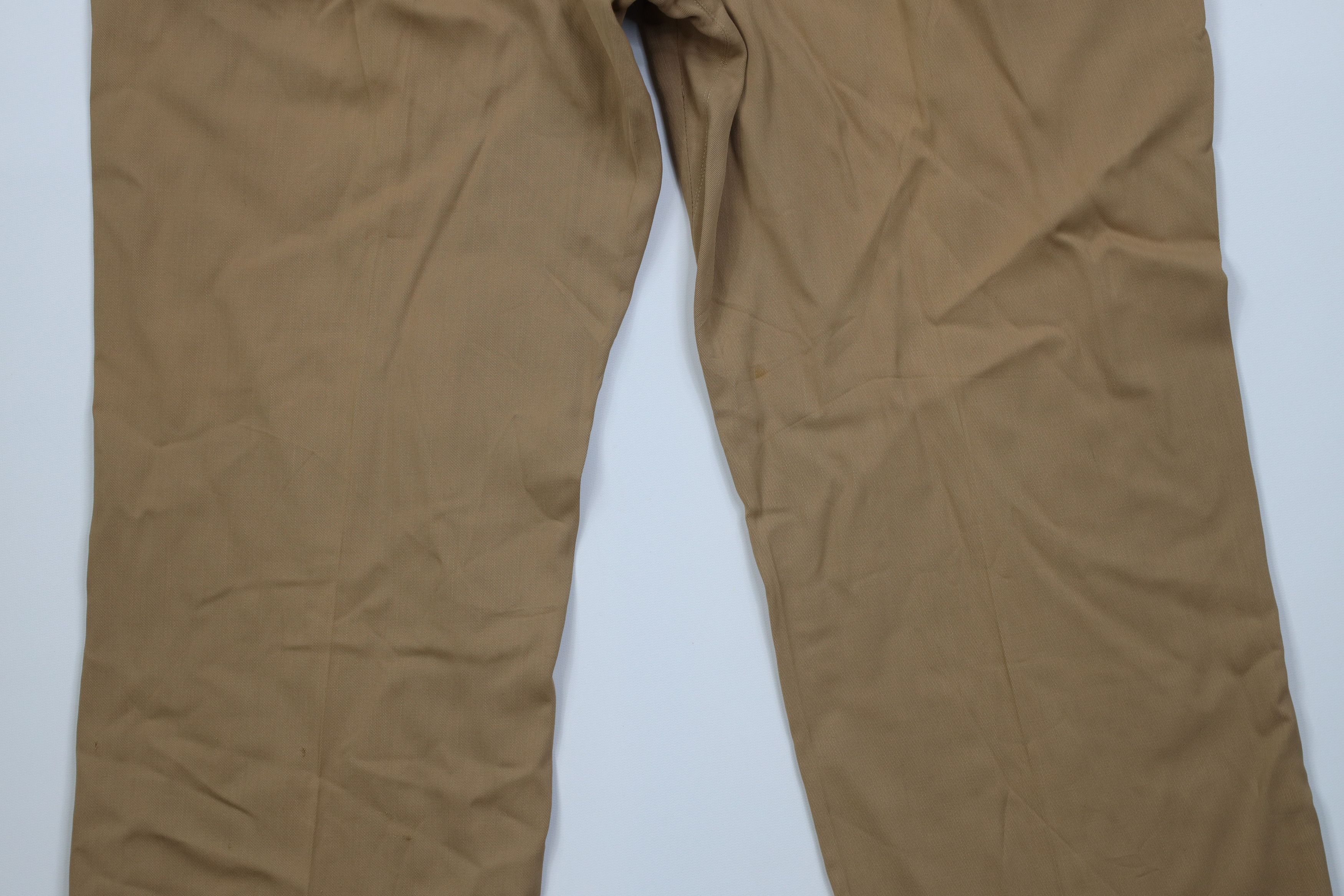 Vintage Vintage 50s Rockabilly Gabardine Wide Leg Chino Pants USA Size US 38 / EU 54 - 13 Thumbnail