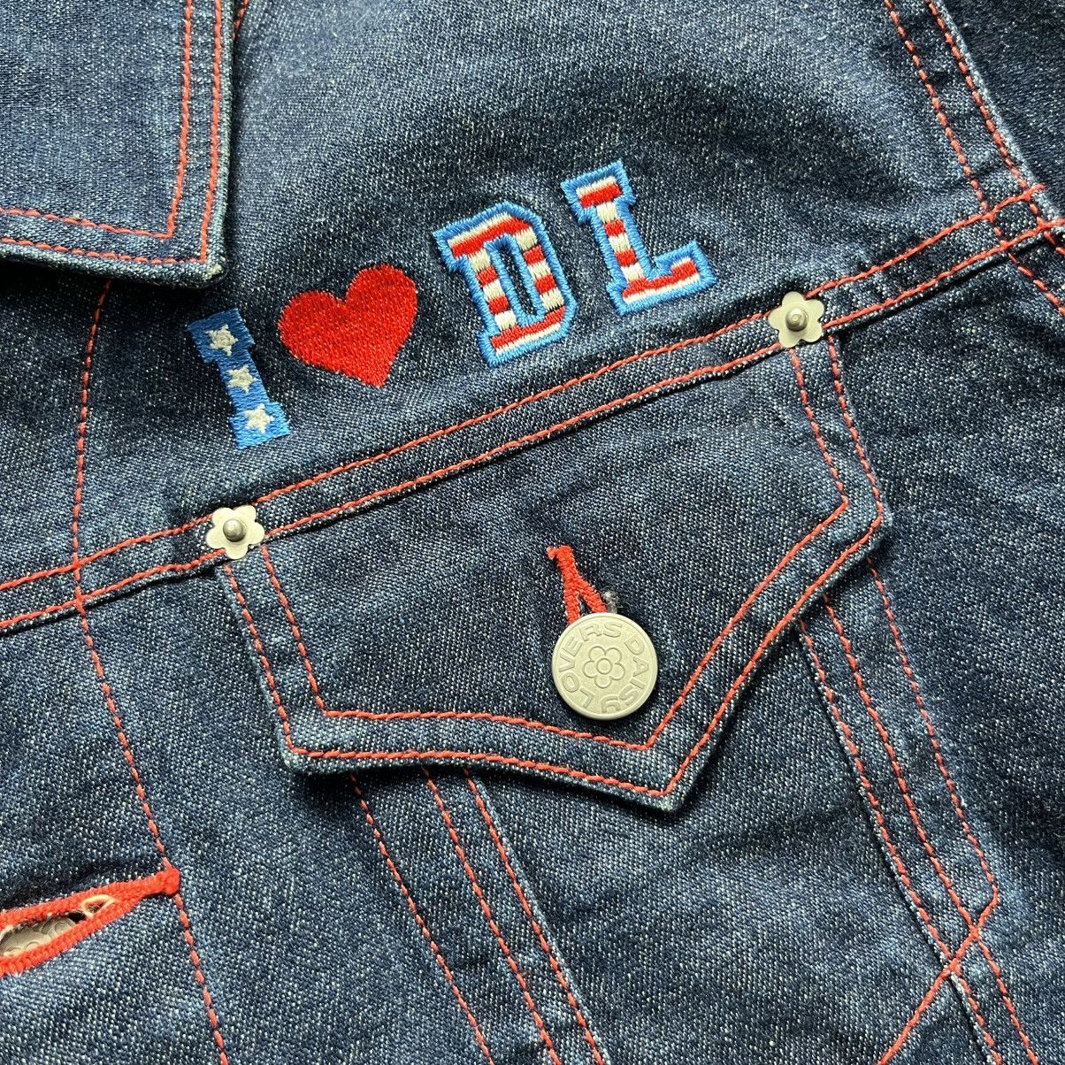 Super Lovers 2000s japanese daisy lovers Jacket denim Style Size L / US 10 / IT 46 - 5 Thumbnail