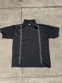 Vintage Y2K Black Button Up Shirt - XXS/XS – Tunnel Vision