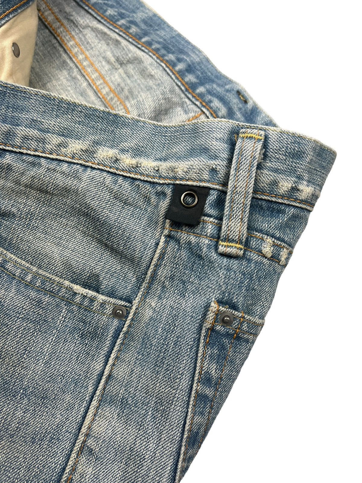 wjk Wjk Jun Hashimoto J Shape Flare Denim Size US 31 - 7 Thumbnail