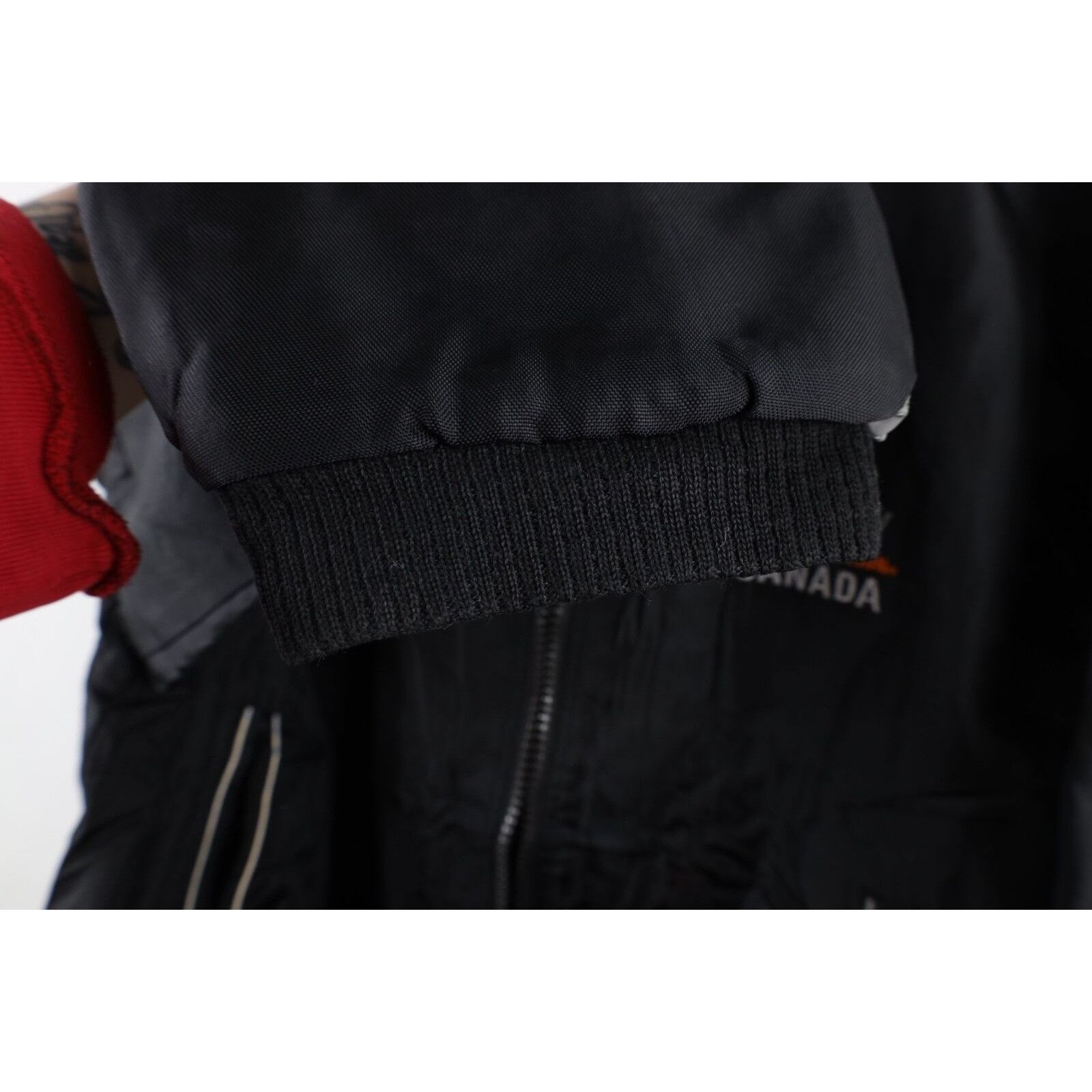 Harley Davidson × Vintage Vintage Harley Davidson Canada Quilted Bomber Jacket 3XL Size US XXL / EU 58 / 5 - 9 Thumbnail