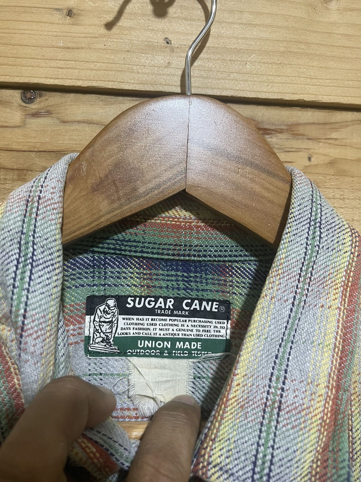 Sugar Cane Vintage sugar cane flannel shrit Size US M / EU 48-50 / 2 - 4 Thumbnail