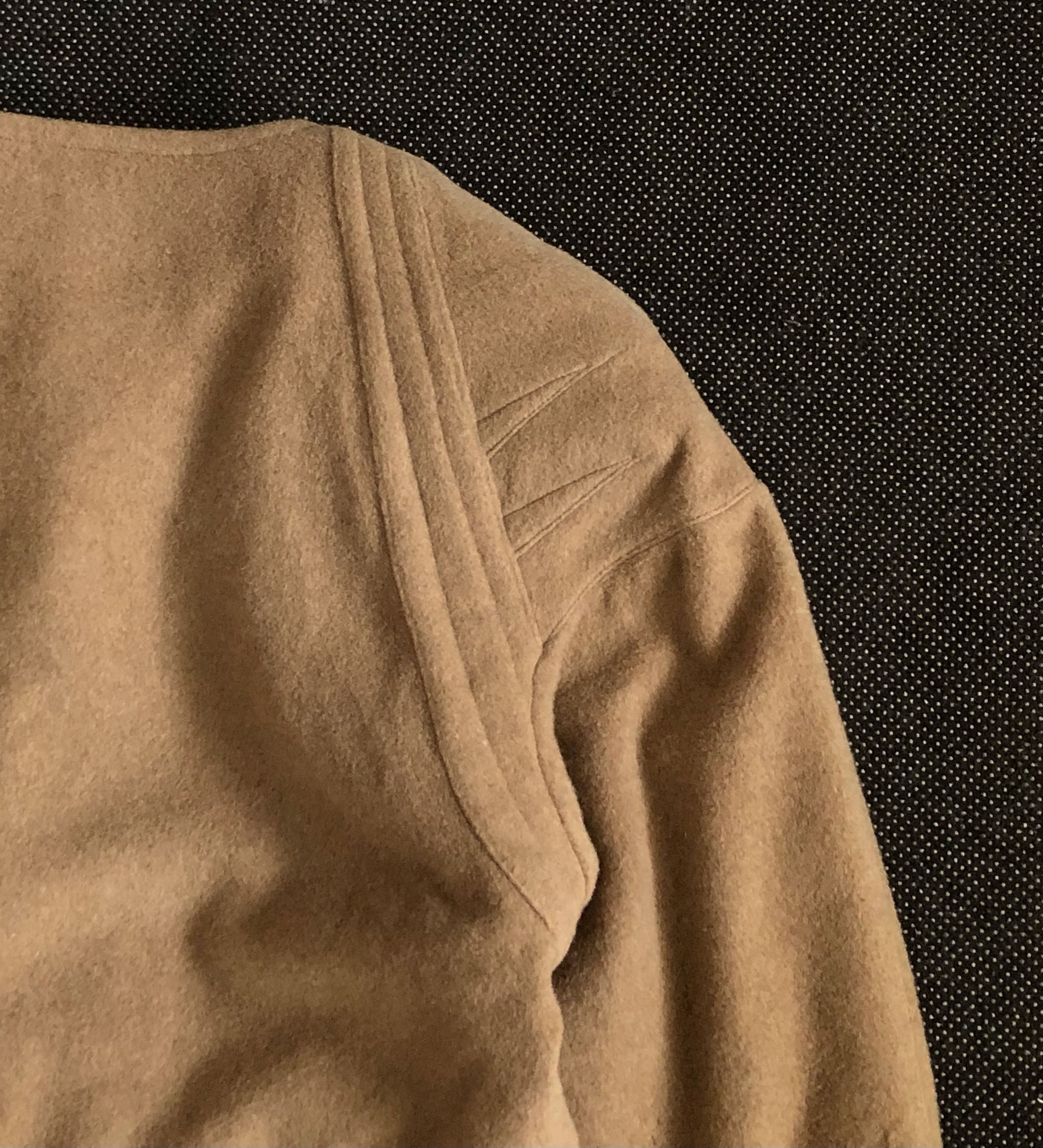Thierry Mugler RARE🔥80’S CASHMERE WOOL COLLARLESS CARDIGAN JACKET Size M / US 6-8 / IT 42-44 - 8 Thumbnail