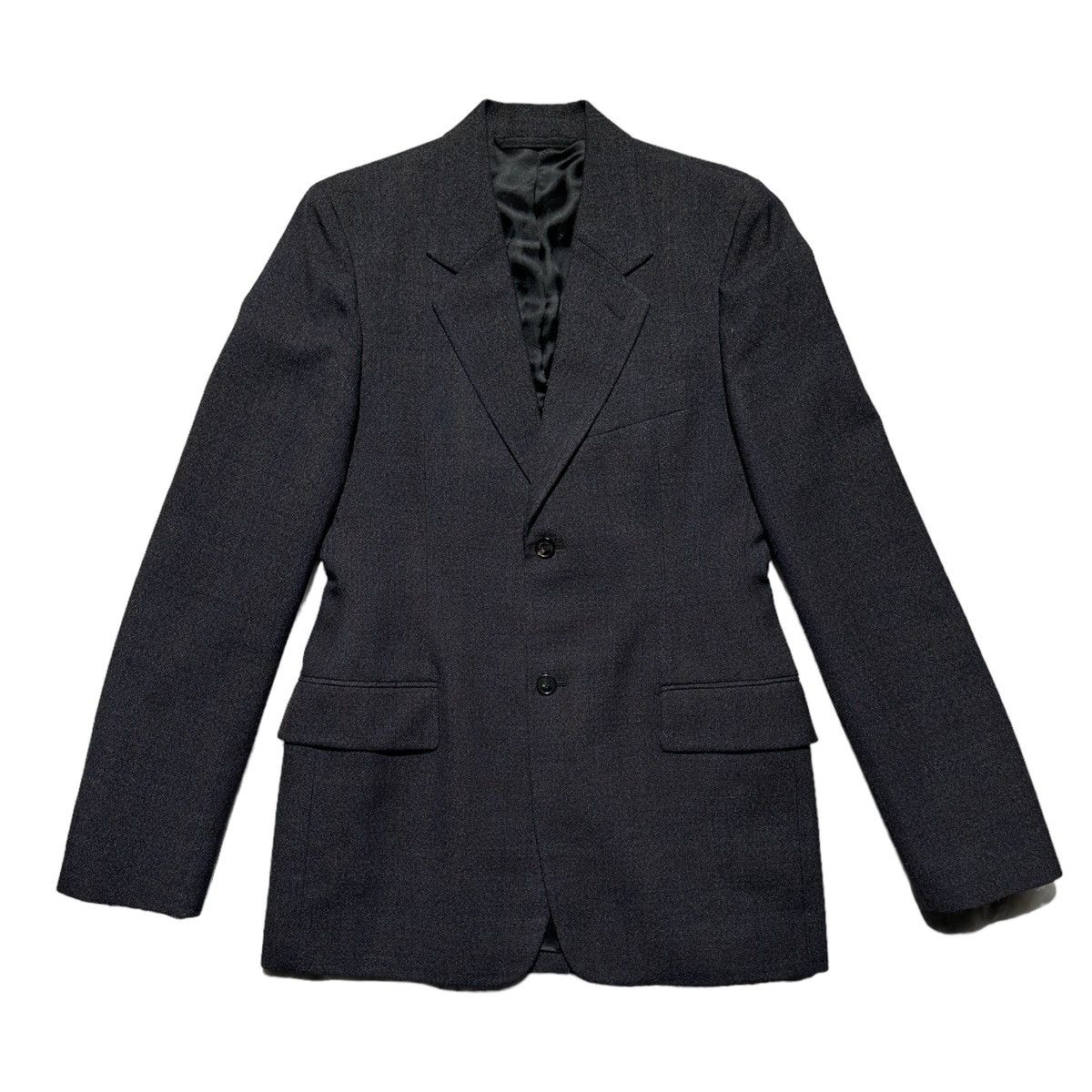 image of Balenciaga $3,000 “ Hourglass ” Blazer in Grey, Men's (Size Small)