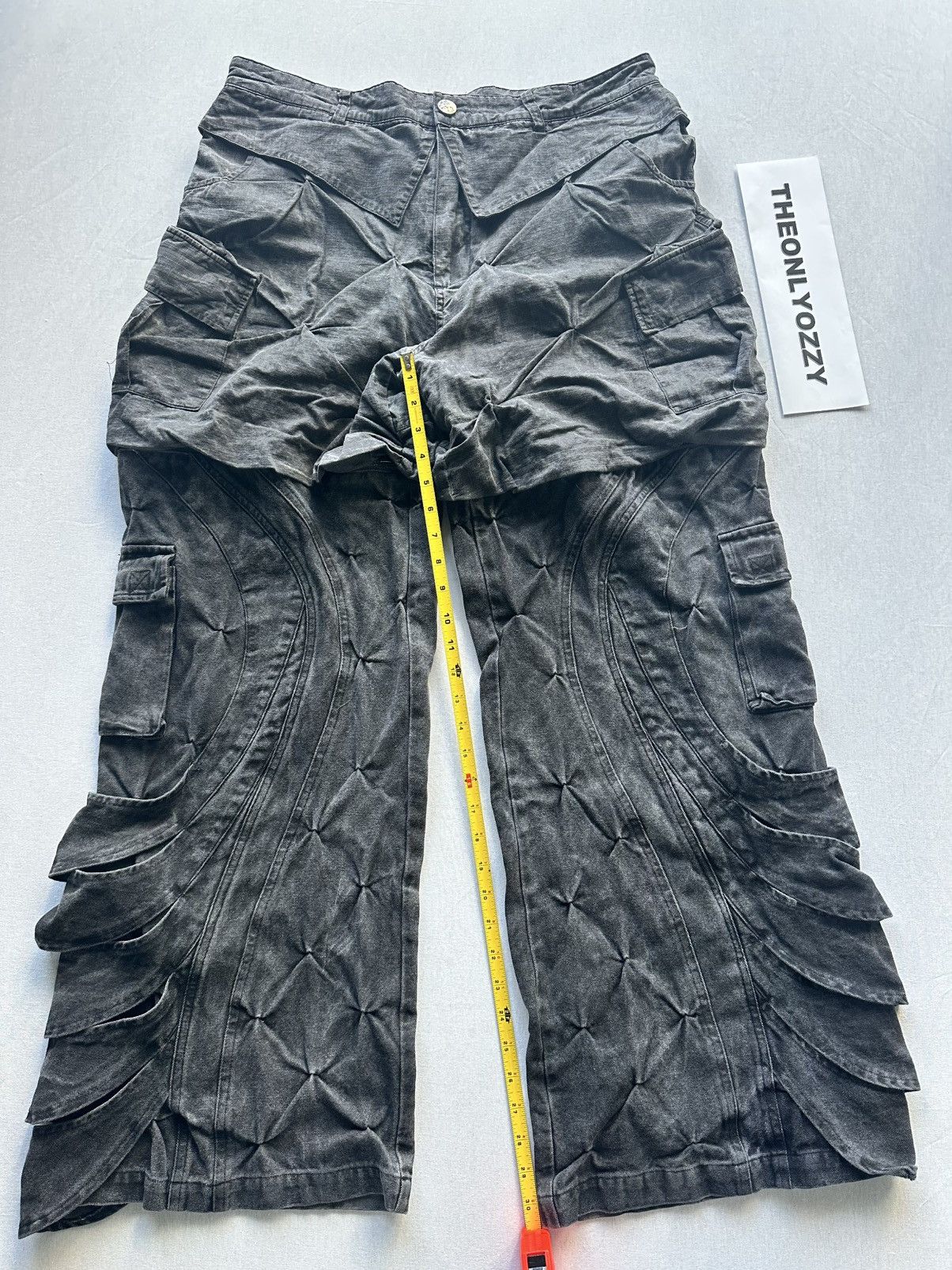 Bad Son Bad Son Denim CARBON CONVERTIBLE CARGO PANTS sz XL Size US 36 / EU 52 - 3 Thumbnail