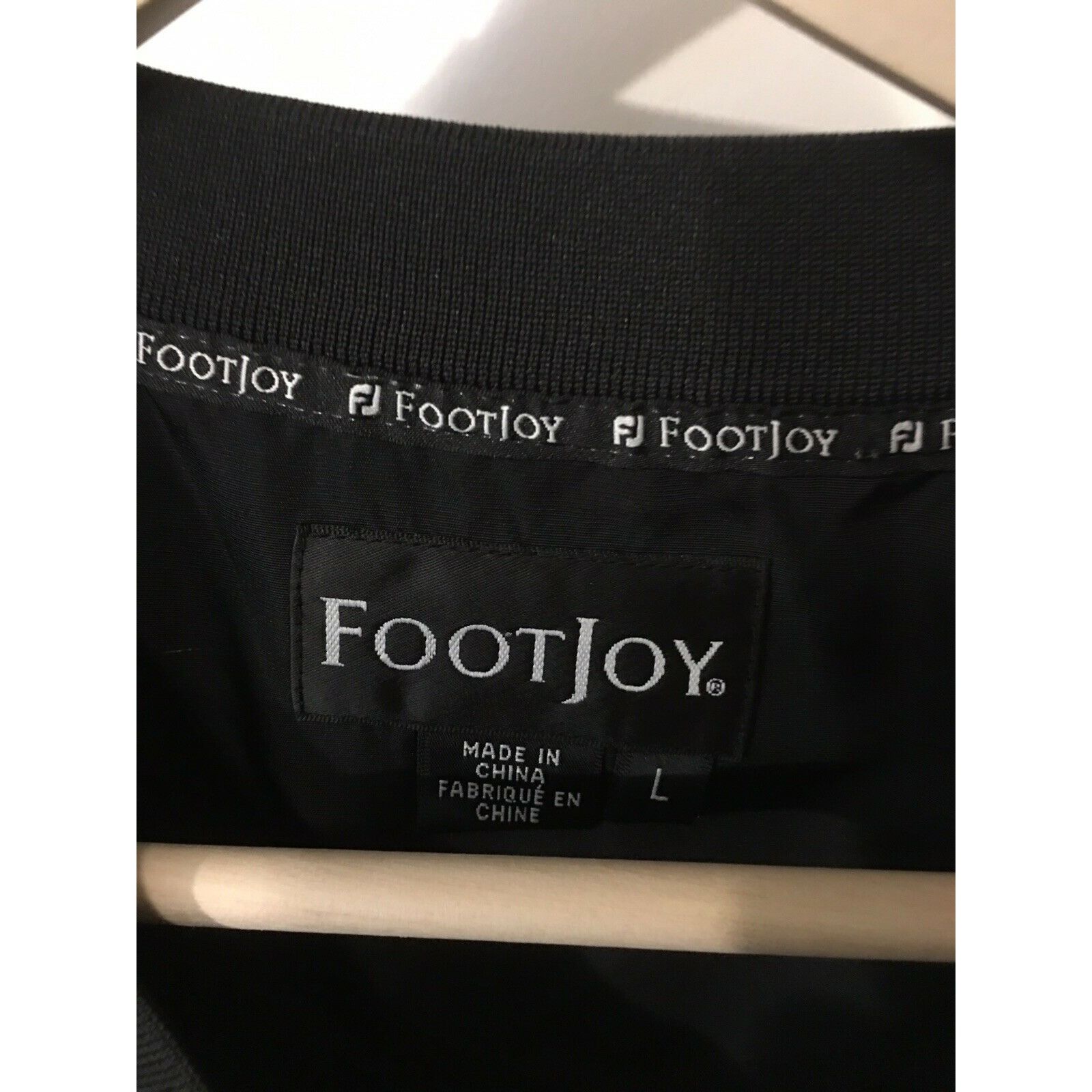 Footjoy FOOTJOY Men’s Sz L, Black Pullover w Zipper Pockets, Jacket, Size US L / EU 52-54 / 3 - 2 Thumbnail