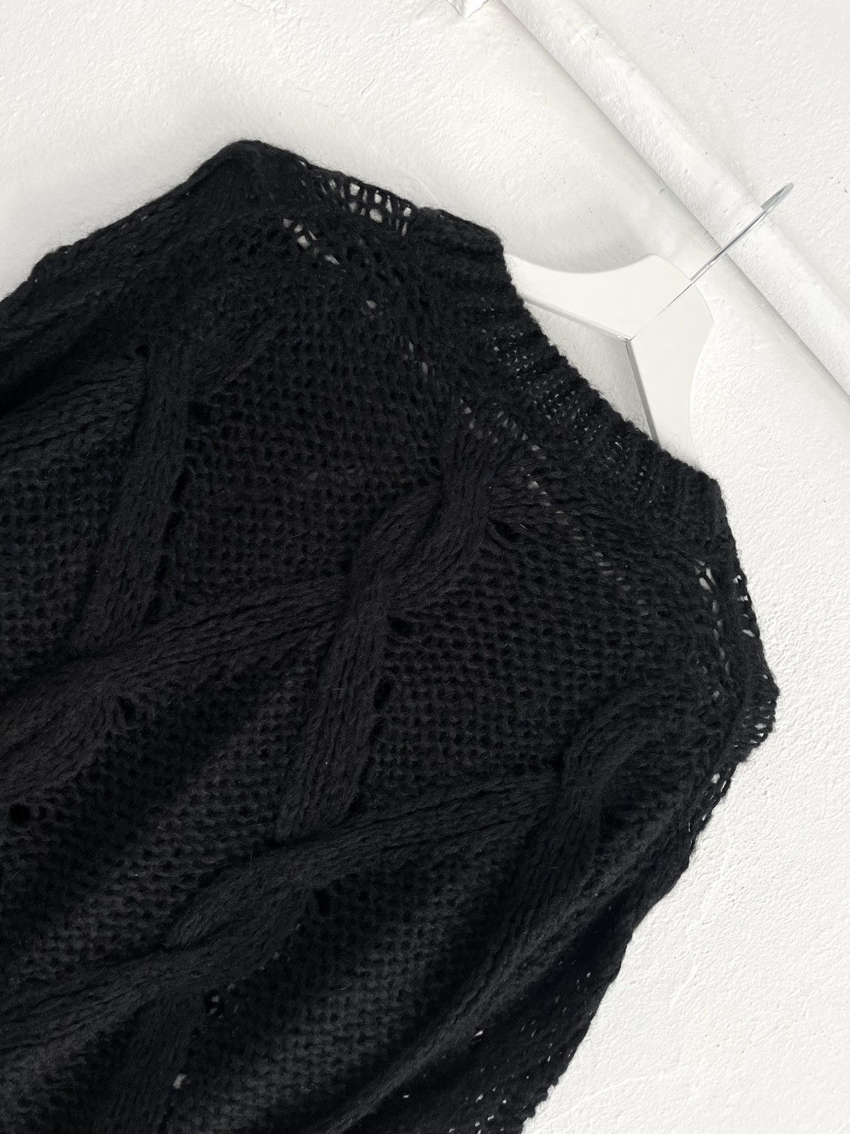 Acne Studios Acne Studios Spiderweb Mohair Wool Cable Knit Sweater Unisex Size US M / EU 48-50 / 2 - 6 Thumbnail