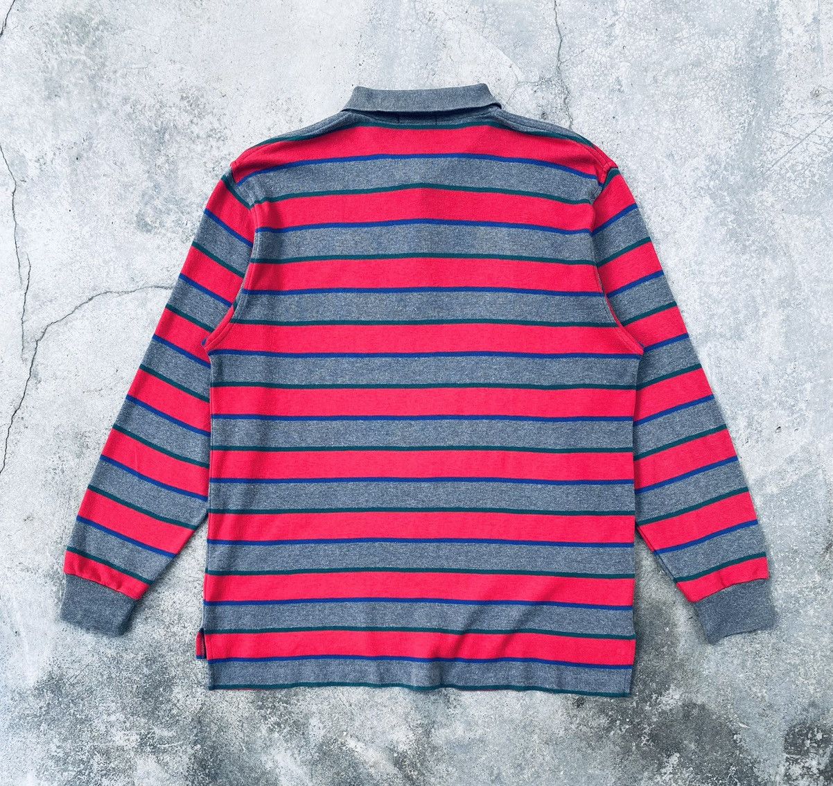 Yves Saint Laurent Vintage 80s Yves Saint Laurent Striped long Sleeve Size US XL / EU 56 / 4 - 2 Thumbnail