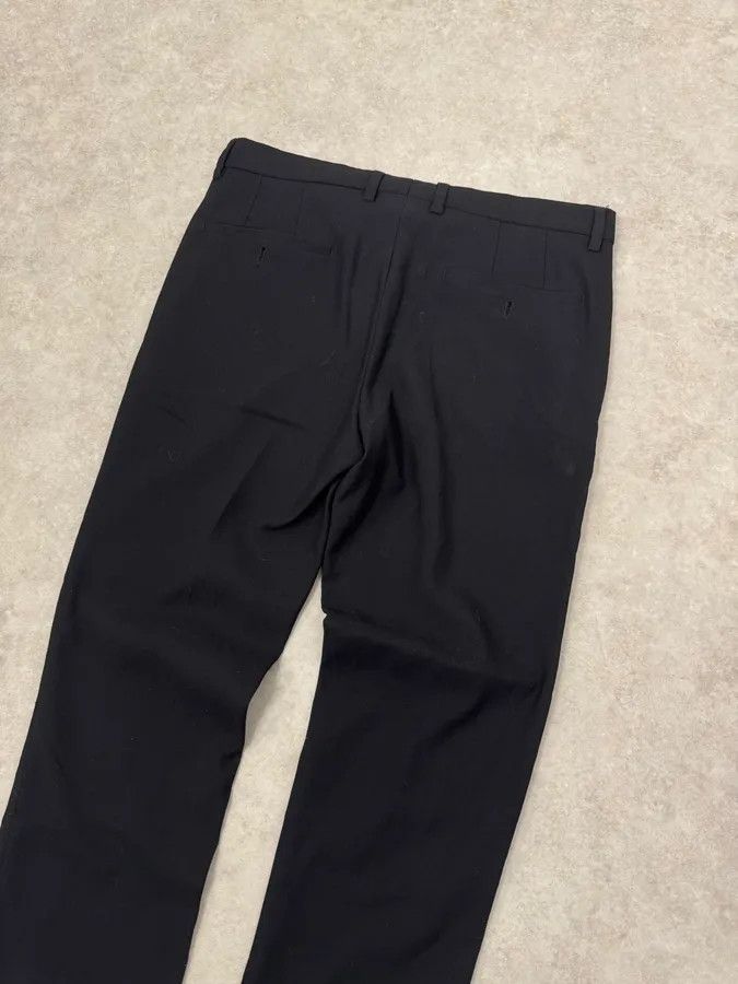 Emporio Armani 1990s Emporio Armani Black Classy Wool Tailored Pants Size US 32 / EU 48 - 7 Thumbnail