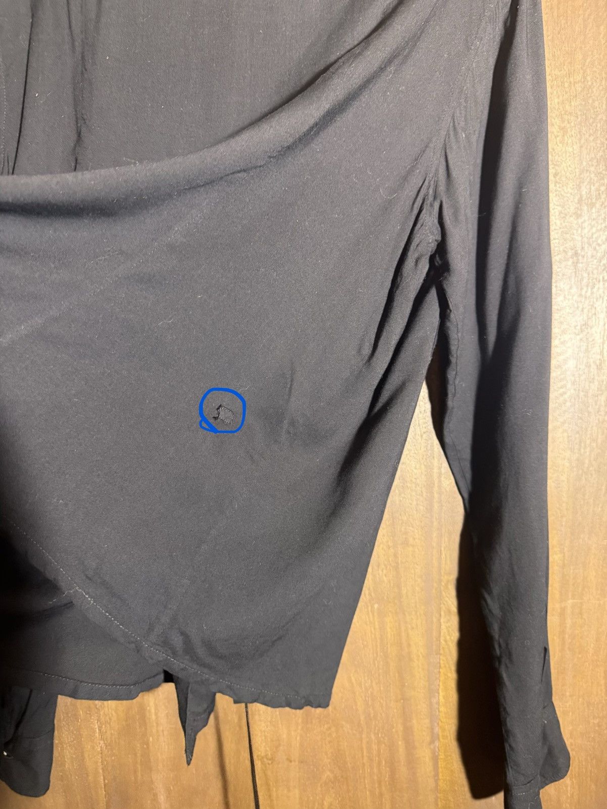 Ann Demeulemeester Ann Demeulemeester vintage asymetrical blouse 38 black Size S / US 4 / IT 40 - 10 Thumbnail