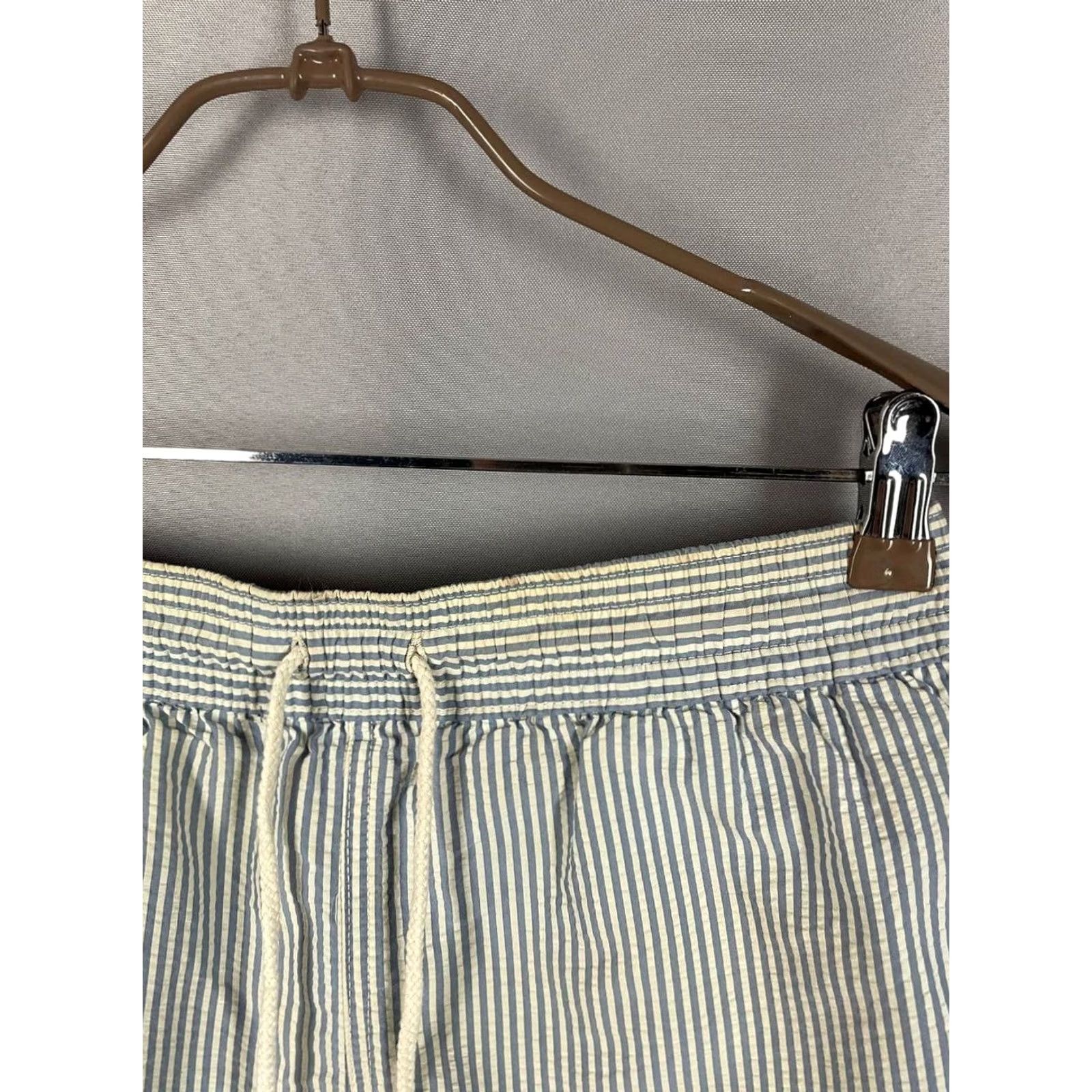 Polo Ralph Lauren Polo Ralph Lauren Mens Mini Shorts XS Blue White Striped Elastic Waist Size US XS / EU 42 / 0 - 3 Thumbnail
