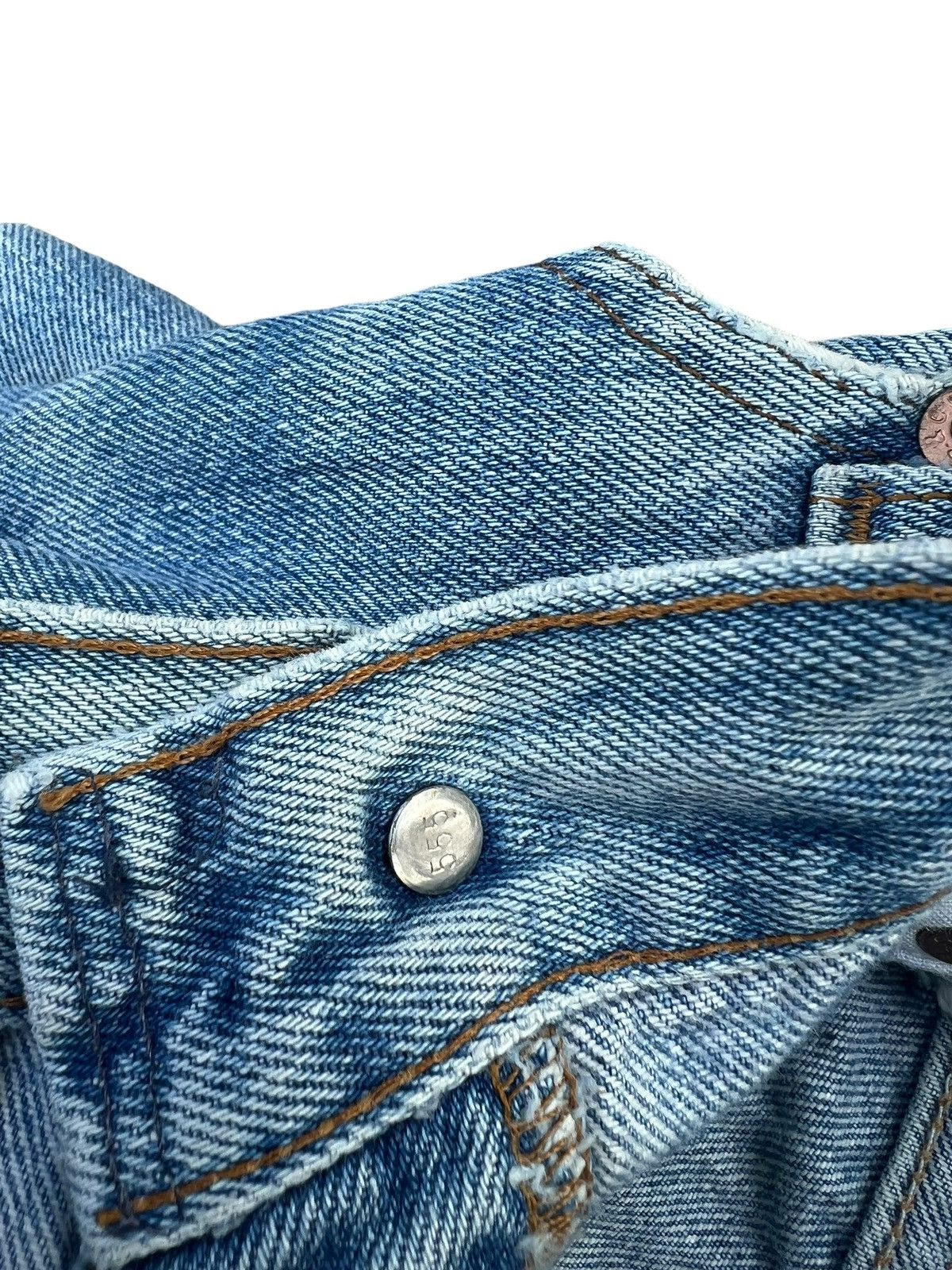 Levi's Vintage 80s Levi’s 501 Distressed Fade Blue Denim Jeans Size US 29 - 20 Thumbnail