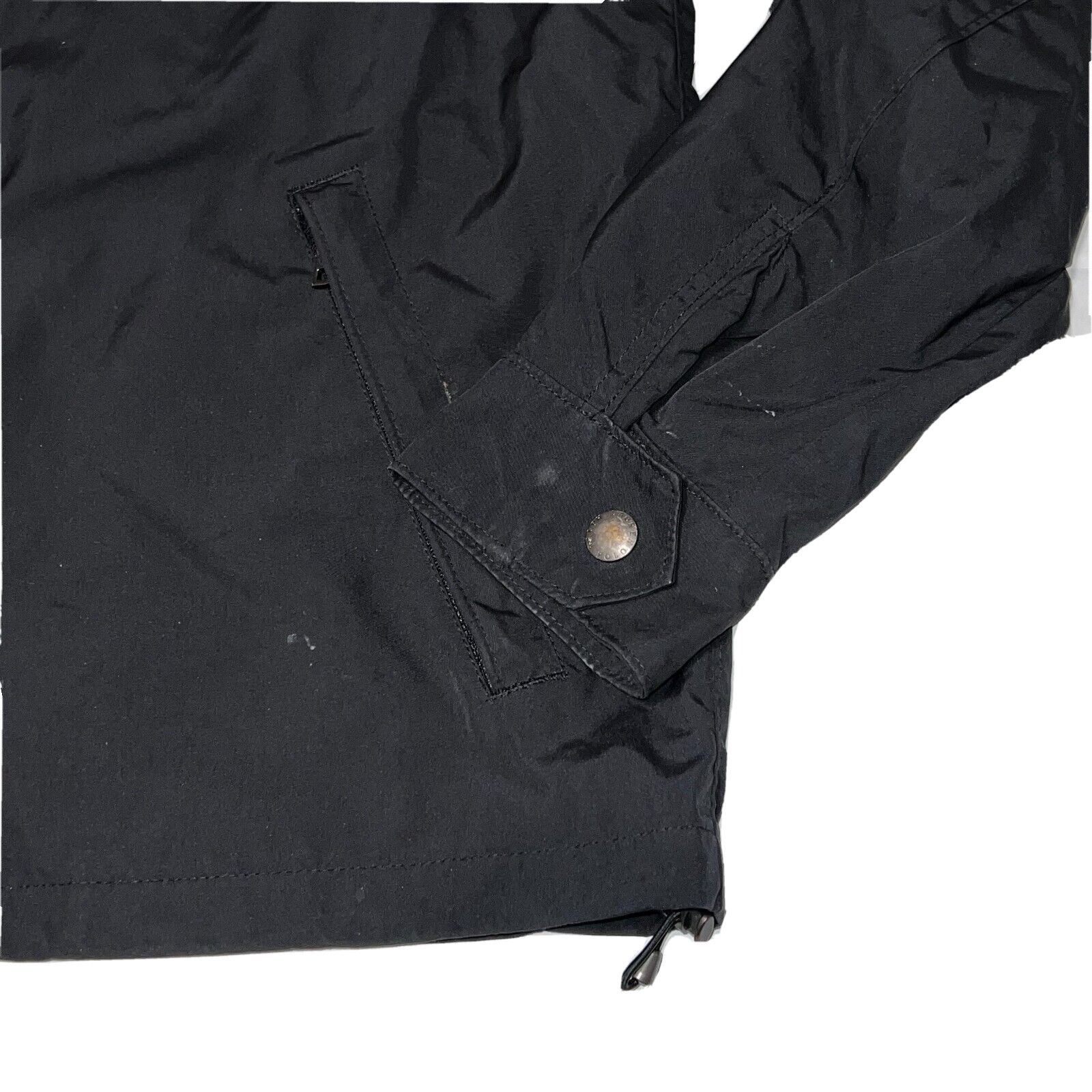 Polo Ralph Lauren Polo Ralph Lauren Full Zip Rain Jacket Mens Small Black Hood Size US S / EU 44-46 / 1 - 7 Thumbnail