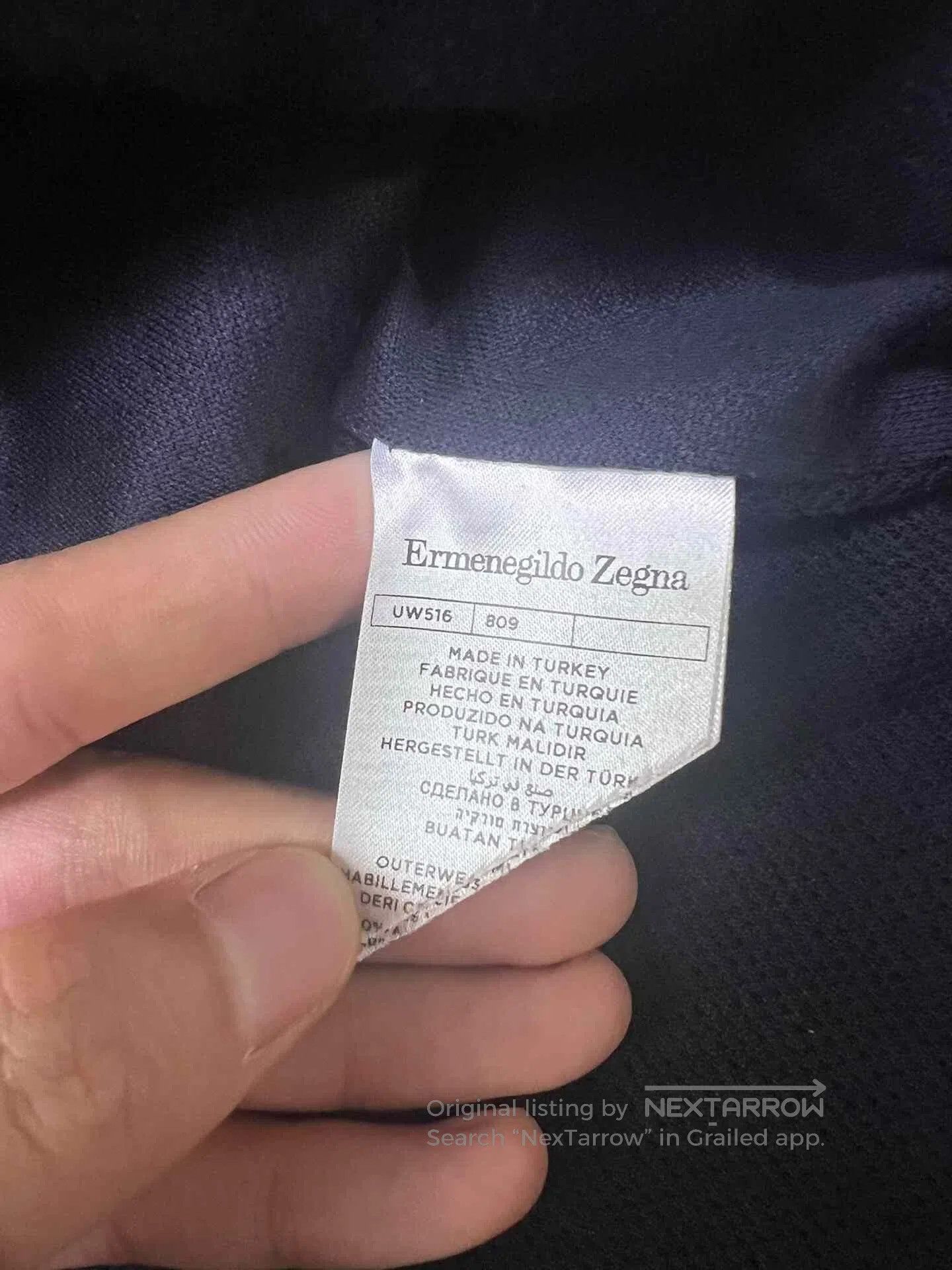 Ermenegildo Zegna Zegna Men's New Authentic Jacket. Size US L / EU 52-54 / 3 - 4 Thumbnail