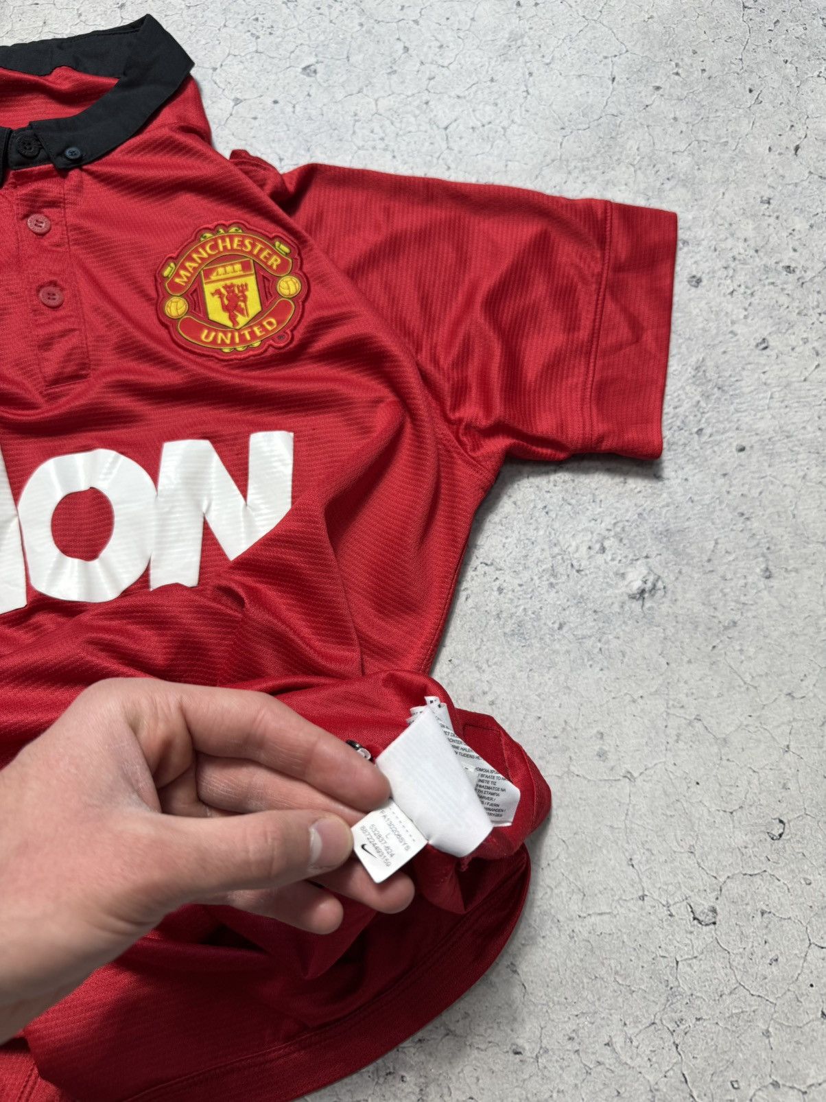 Nike Nike FC Manchester United Soccer Jersey 2013/2014 Y2K Size US L / EU 52-54 / 3 - 11 Thumbnail