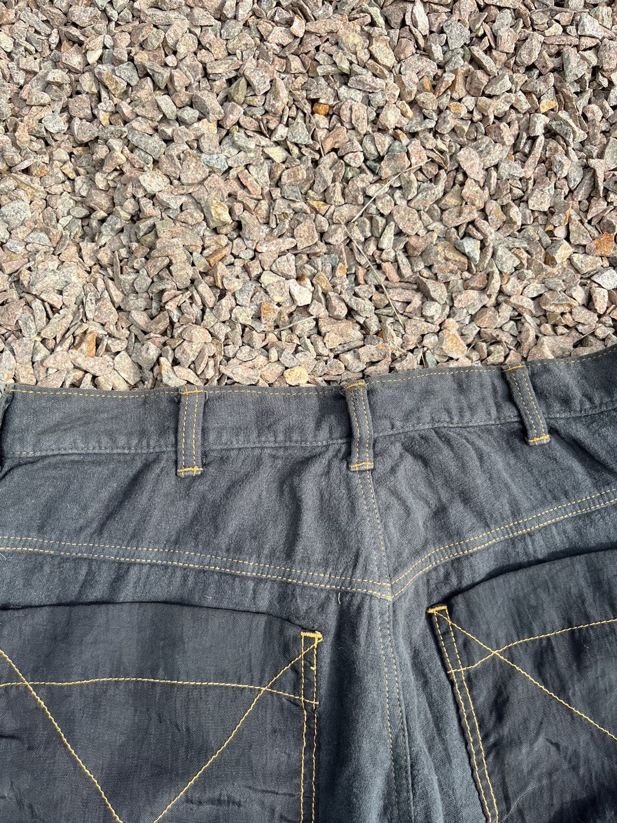 Vintage 💥Vintage Bourbon House USA Workwear Canvas Double Knee BAGGY Size US 33 - 10 Thumbnail