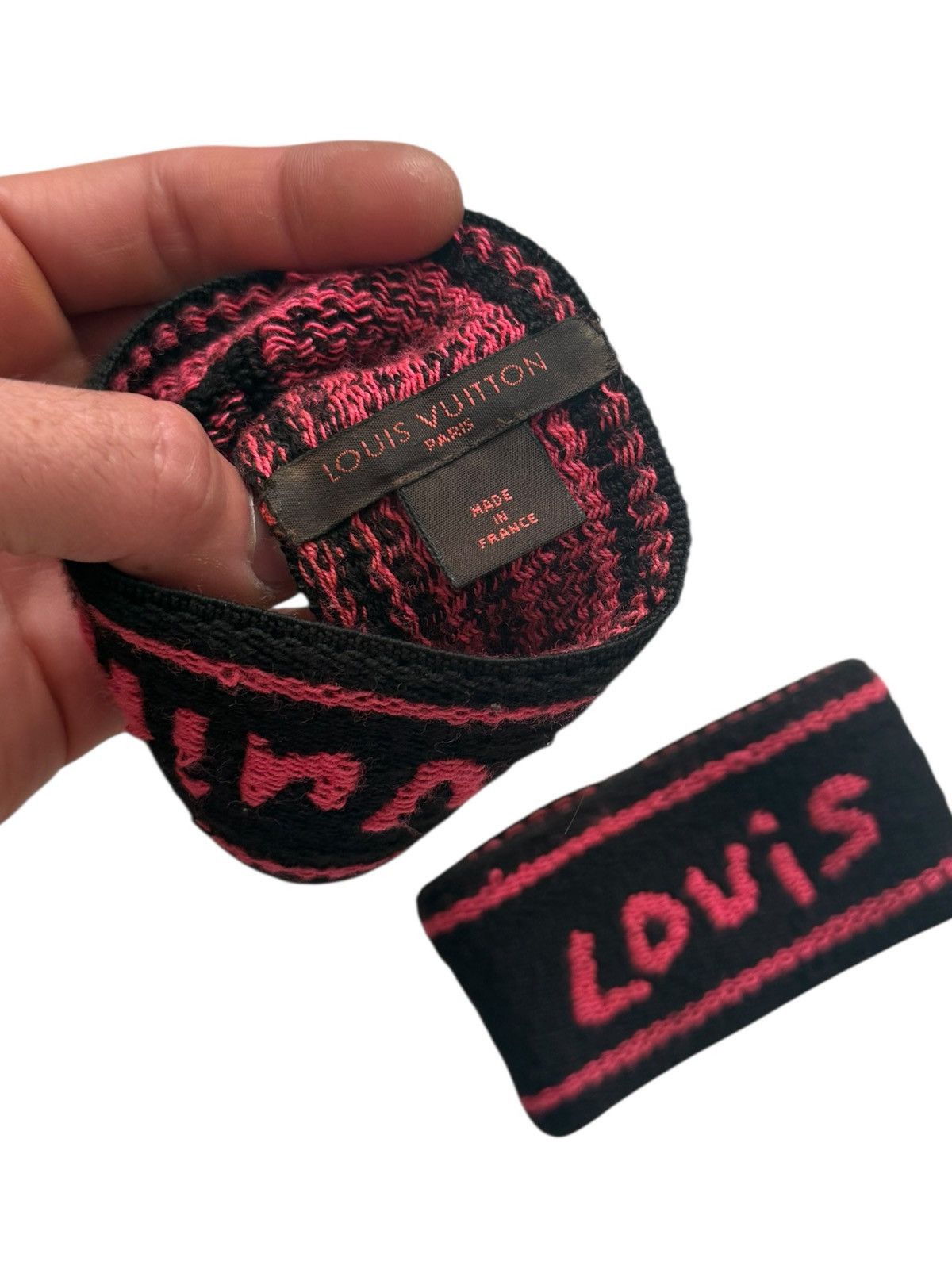 Louis Vuitton × Stephen Sprouse RARE Gym Set Towel + Headband + Wristbands Size ONE SIZE - 5 Thumbnail