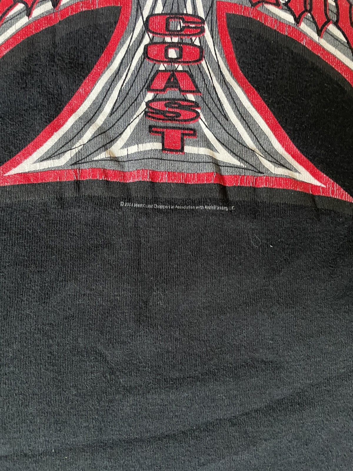 West Coast Choppers Vintage West Coast Choppers Pinstripe 00’s For Women Y2K Size L / US 10 / IT 46 - 3 Thumbnail