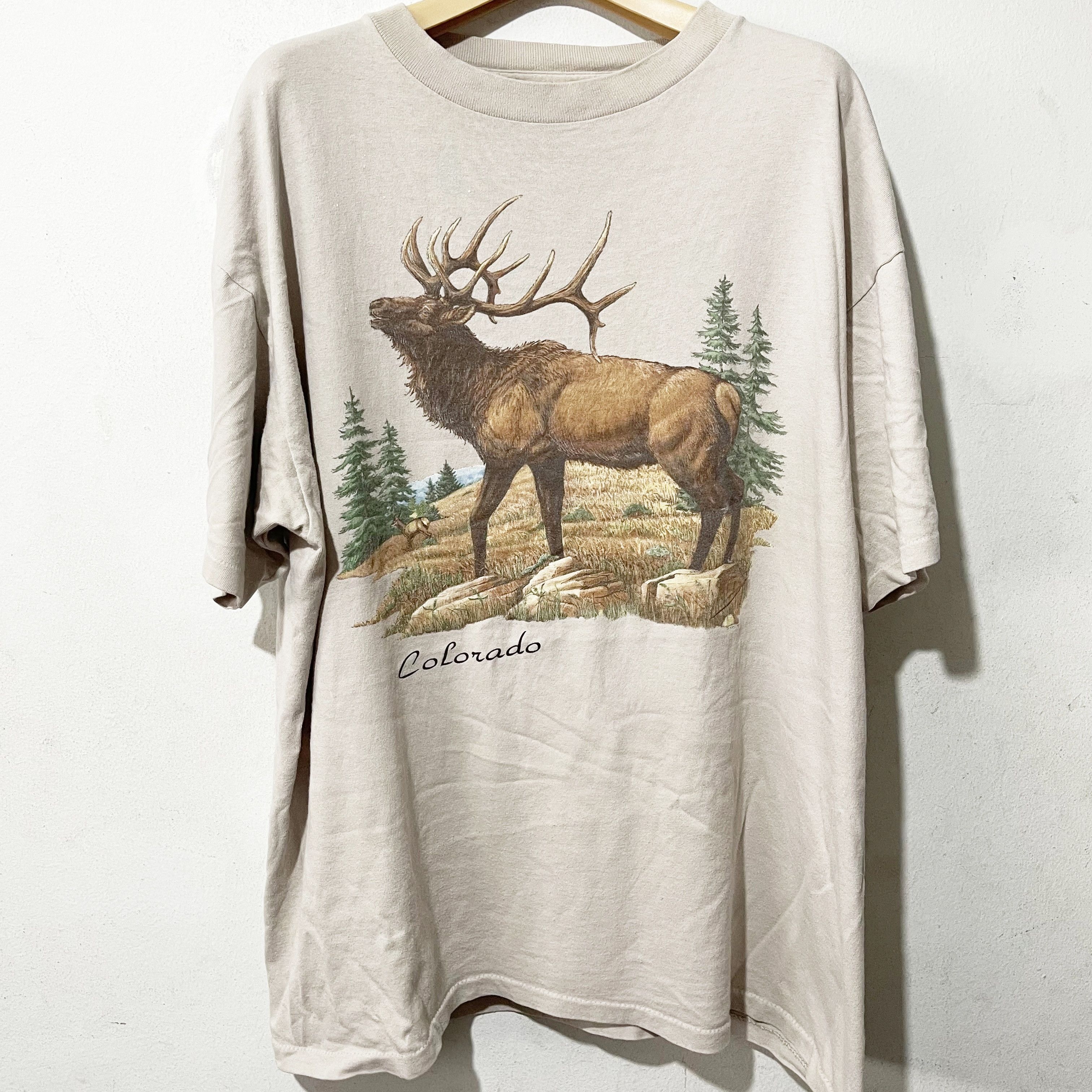 Vintage Vintage 90s Moose Shirt Size US XL / EU 56 / 4 - 1 Thumbnail
