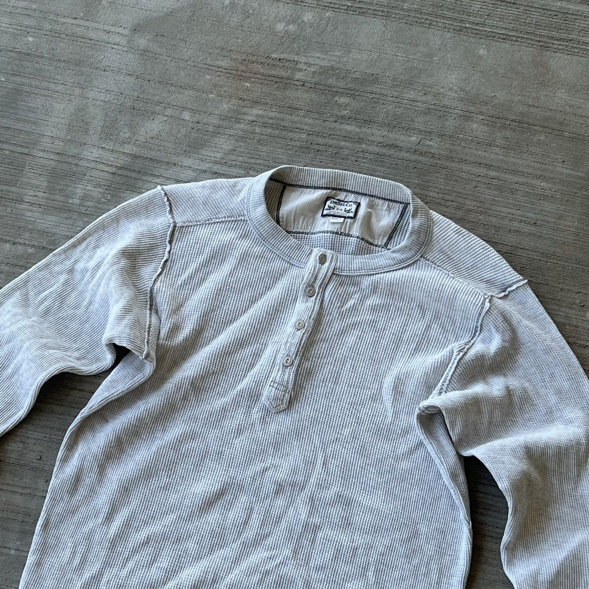 Diesel Diesel Vintage Waffle Grey Sweater Long sleeve Sweatshirt Size US L / EU 52-54 / 3 - 2 Thumbnail