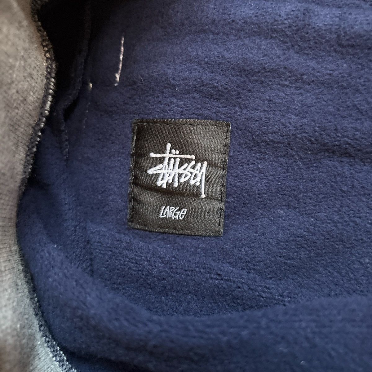 Stussy Navy blue Stüssy fleece lounge shorts Size US 38 / EU 54 - 3 Thumbnail