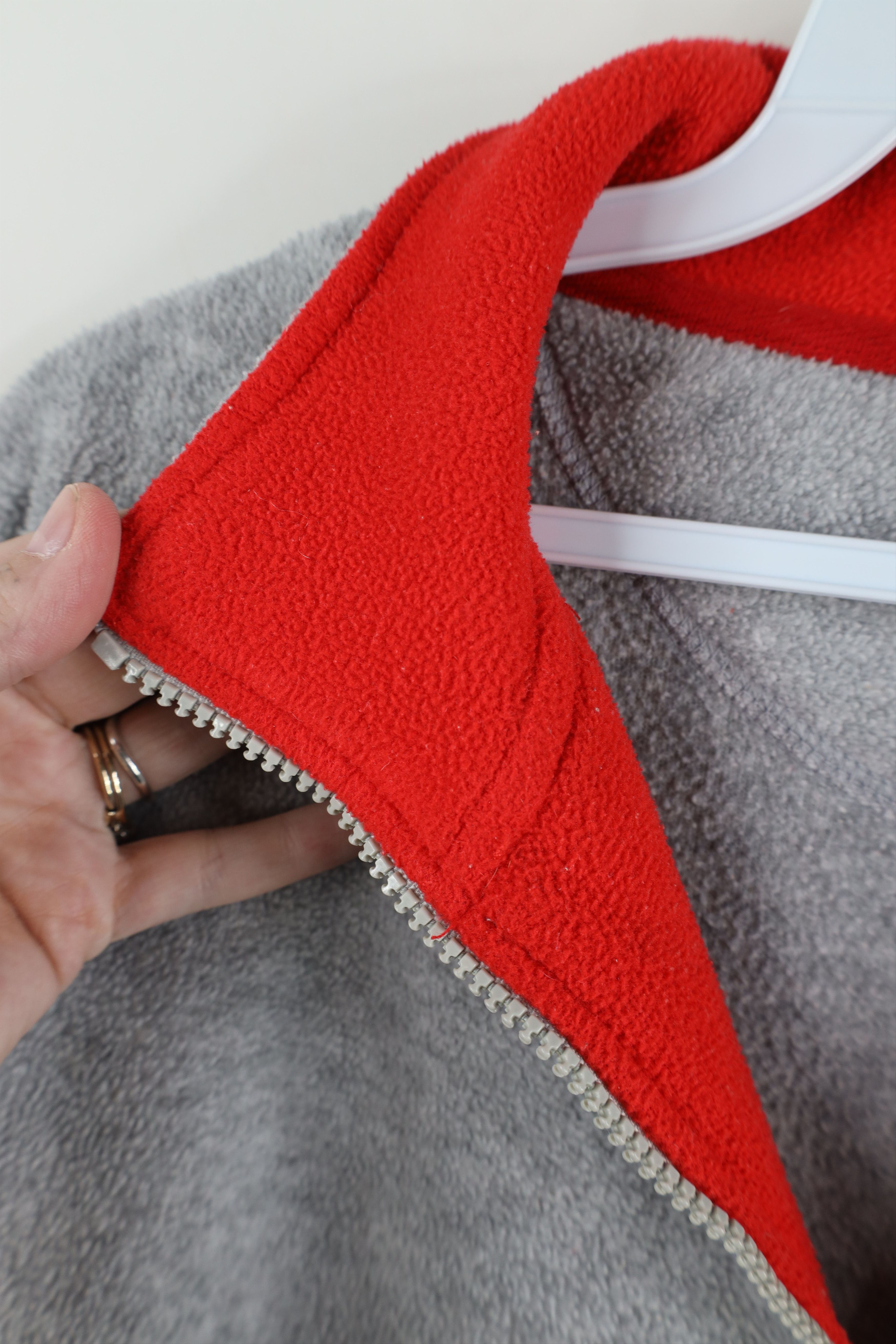 Vintage Vintage Ohio State University Half Zip Fleece Sweater Gray Size US L / EU 52-54 / 3 - 8 Thumbnail