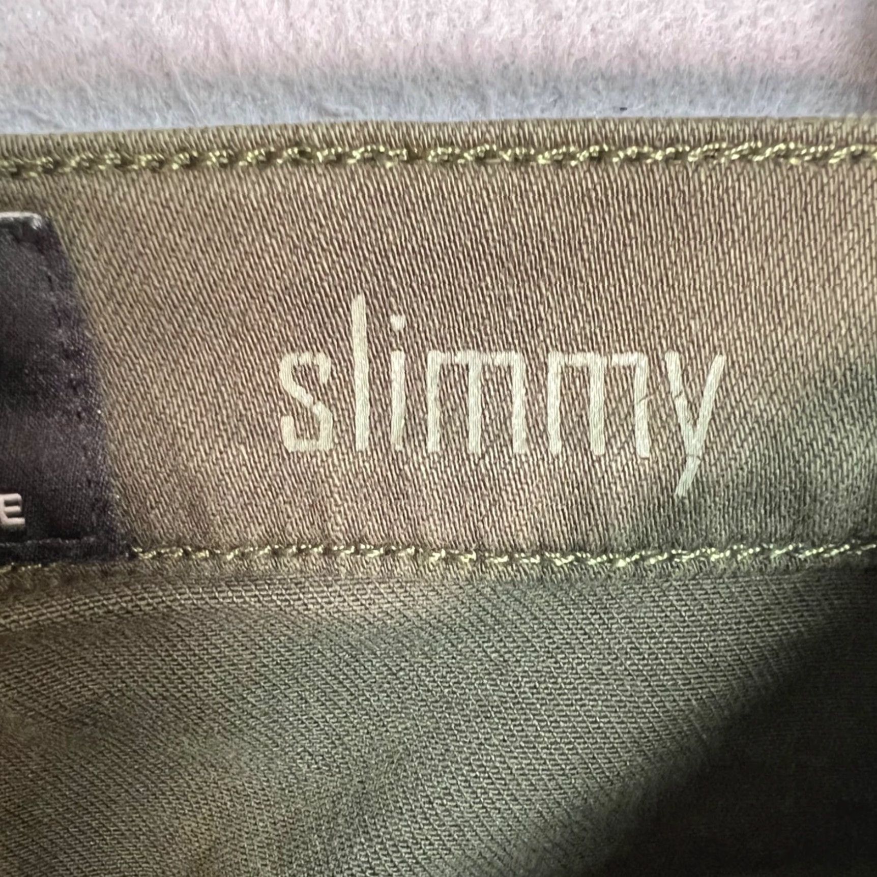 7 For All Mankind 7 For All Mankind Mens Pants Size 33 Green Slim Fit Slimmy Luxe Performance Size US 33 - 4 Thumbnail