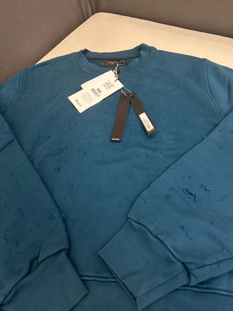 Amiri Amiri Shotgun hole sweatshirt 2501-Nextarrow Size US S / EU 44-46 / 1 - 2 Thumbnail
