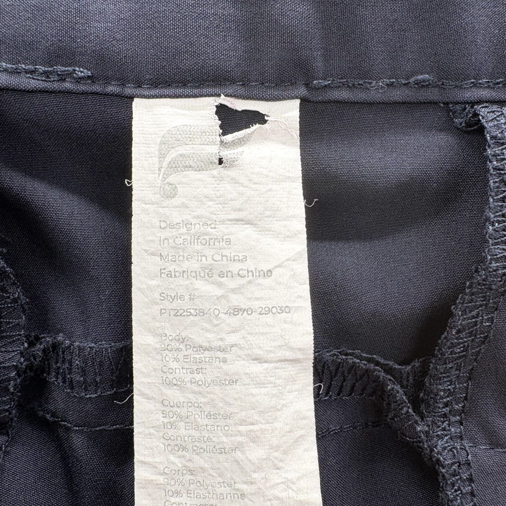 Fabletics Fabletics The Only Pant Mens 29x28 Blue Athletic Golf Chino Stretch Performance Tapered Leg Size US 29 - 5 Thumbnail