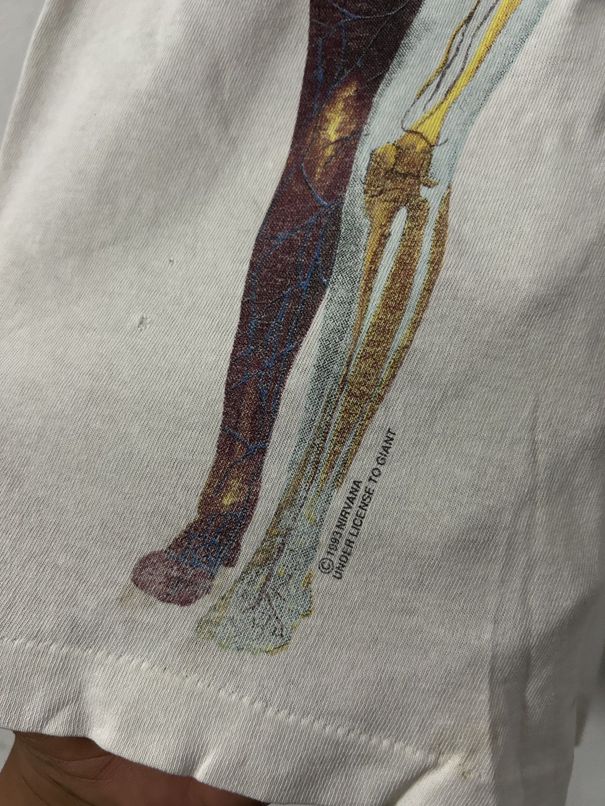 Band Tees Vintage 1993 Nirvana in Utero distressed ERD style Size US L / EU 52-54 / 3 - 3 Thumbnail