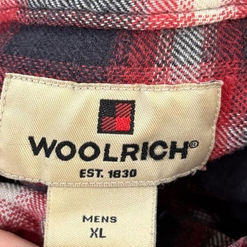 Other Woolrich Men's Button Down Shirt Red Black Plaid XL Size US XL / EU 56 / 4 - 3 Thumbnail