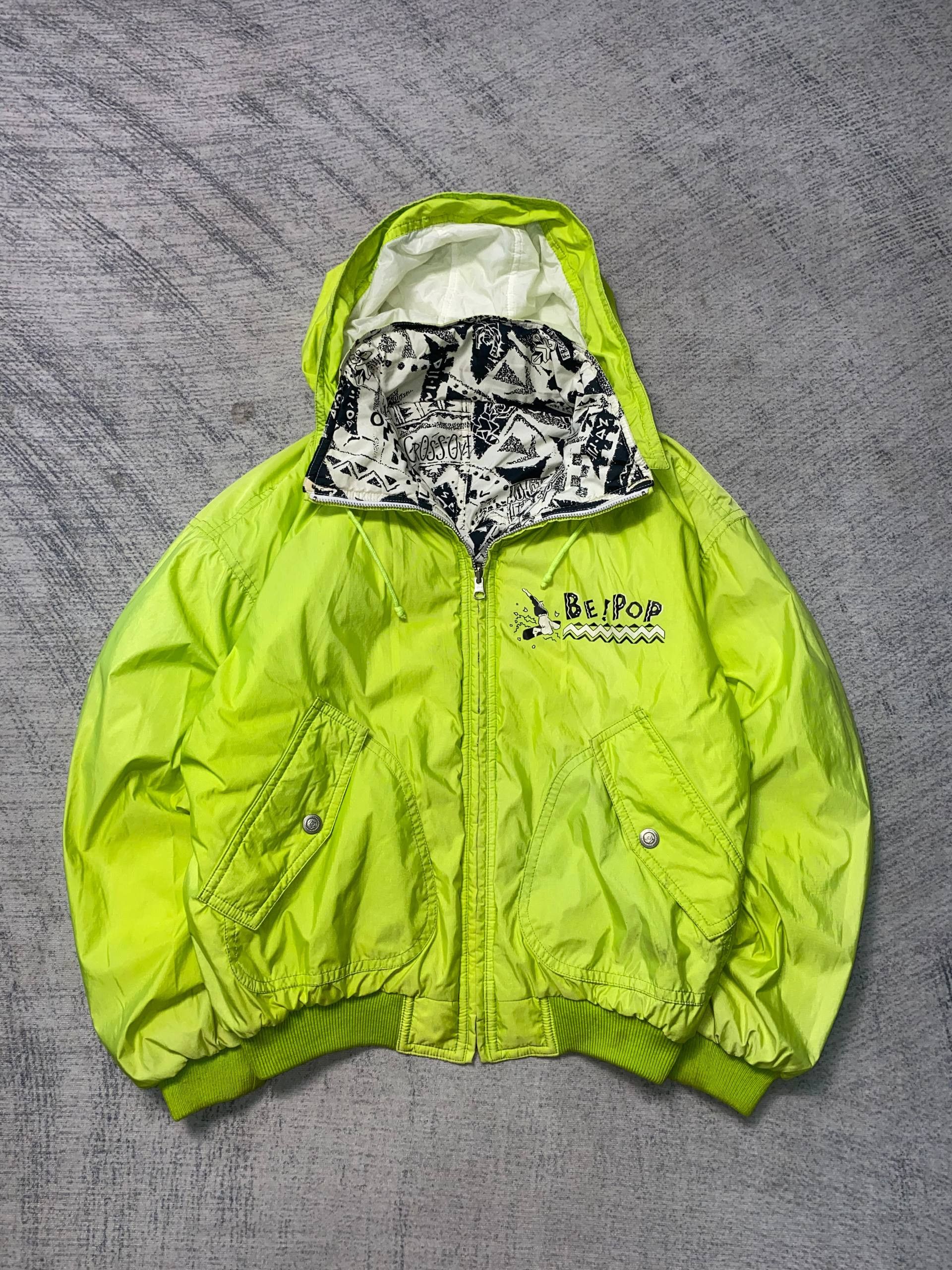 Hypebeast Be!Pop Reversible Funky Graphic Jacket 90s Japan Streetwear Size US L / EU 52-54 / 3 - 9 Thumbnail