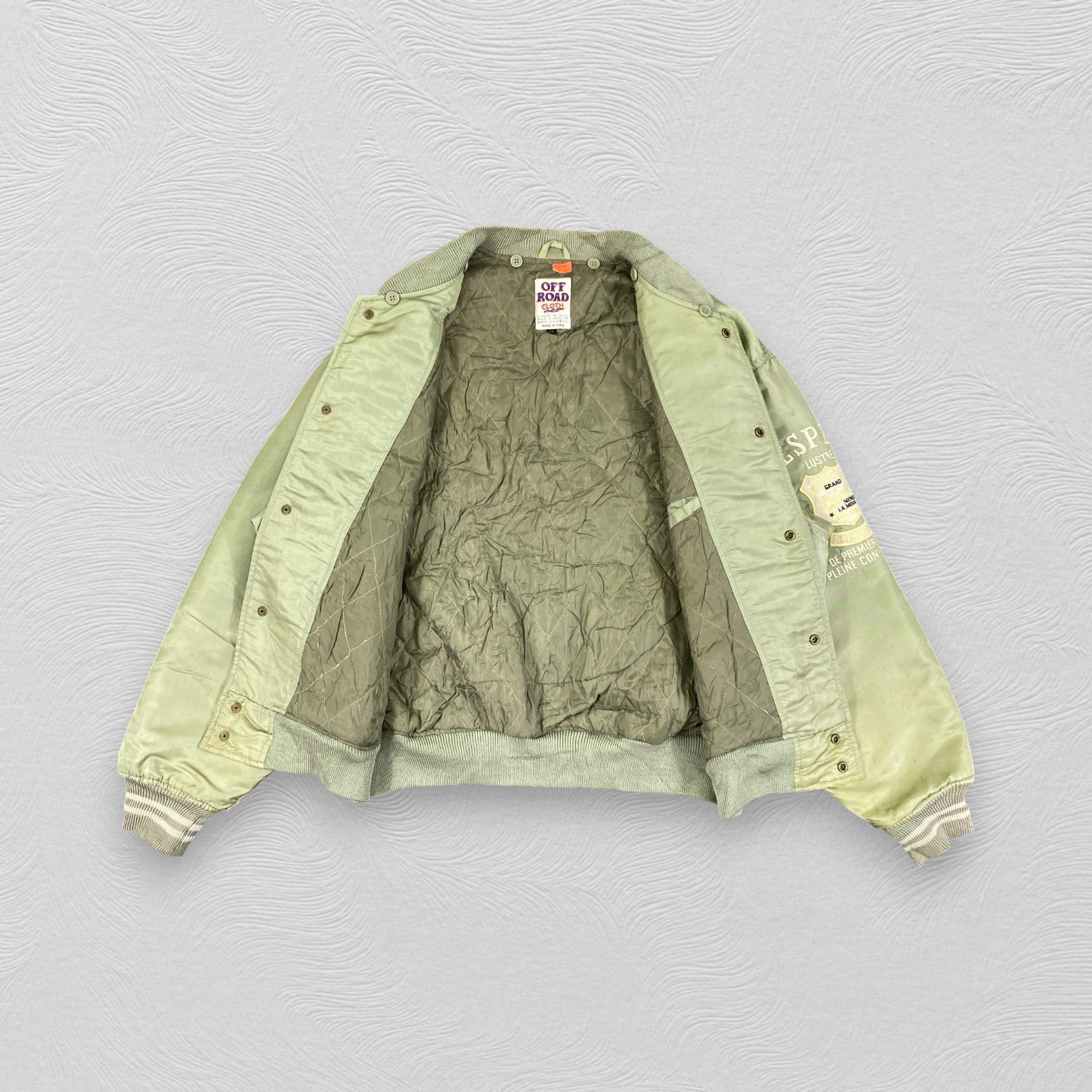 Other Vintage Off Road Cloth Bomber Jacket -J085 Size US L / EU 52-54 / 3 - 3 Thumbnail