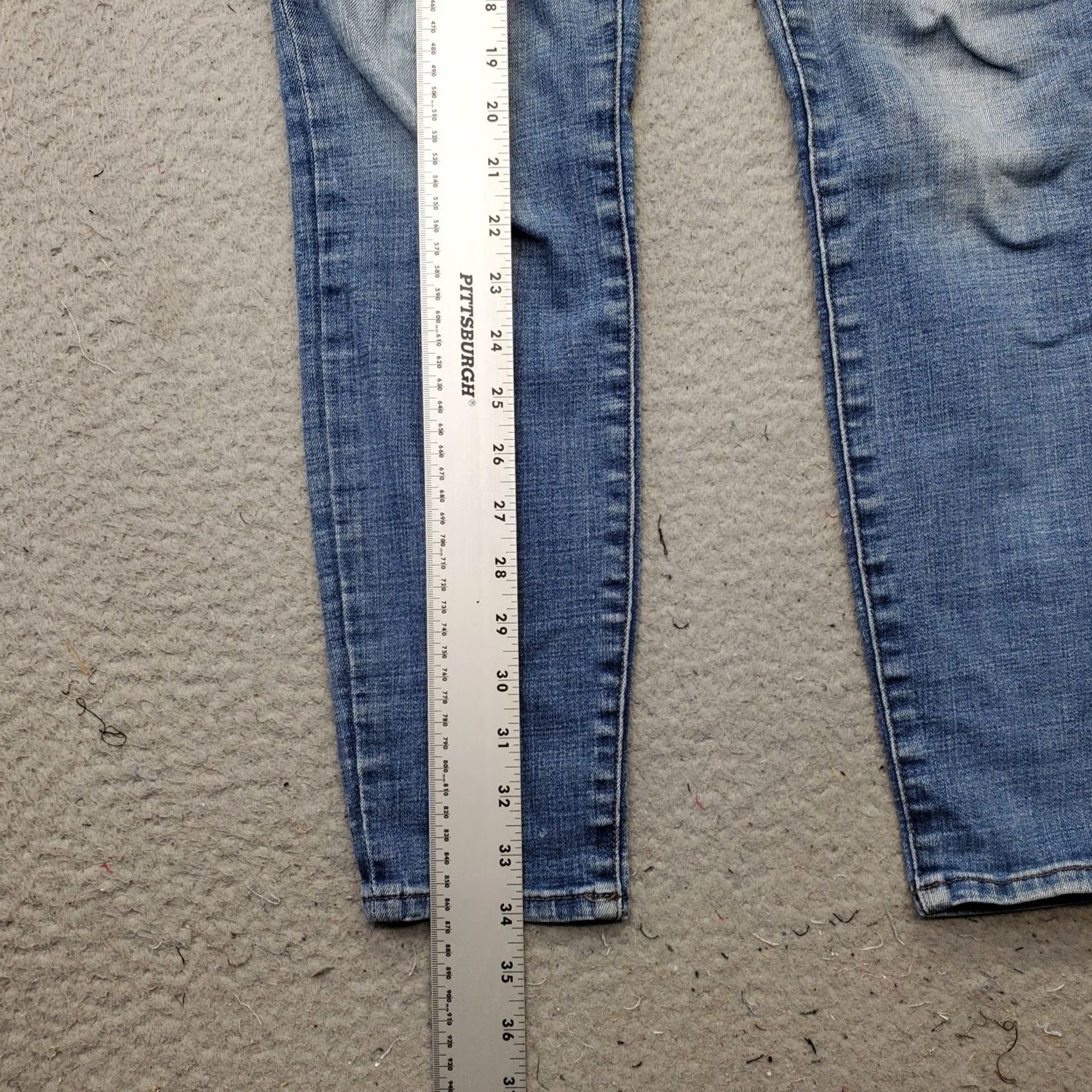 Lucky Brand Lucky Brand Sasha Super Skinny Jeans Womens 4 Blue Denim 27.5 Inseam 5-Pocket Slim Stretch Casual Streetwear Womens 4/27 Denim Blue Jeans Size 27" / US 4 / IT 40 - 3 Thumbnail