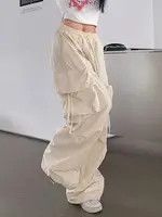 Japanese Brand × Vintage Zoki Hip Hop Y2K Cargo Pants Women Streetwear Size 30" / US 8 / IT 44 - 2 Thumbnail