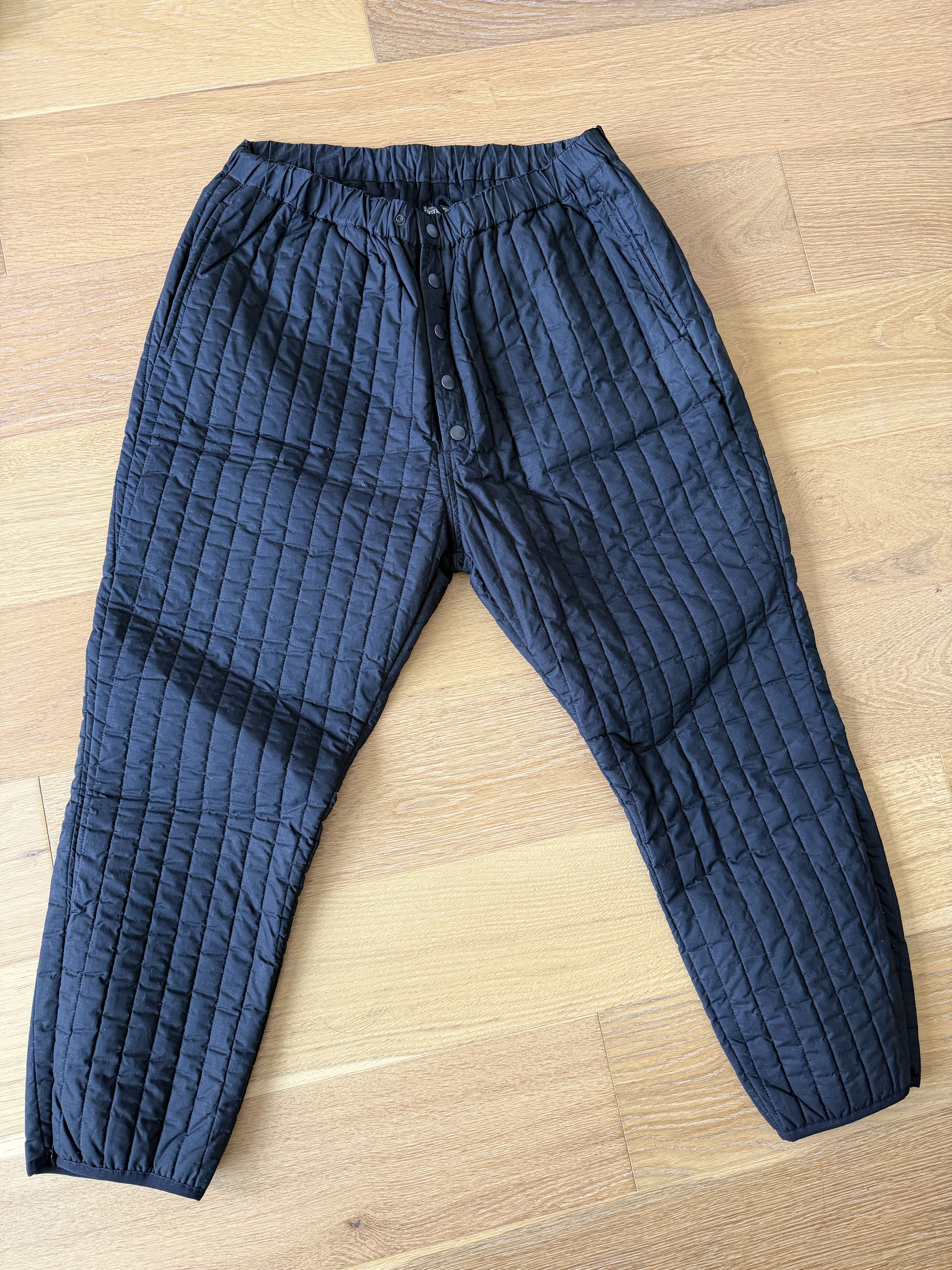 Other Black Sign Oiled Quilting Athletic Pants Size US 34 / EU 50 - 5 Thumbnail