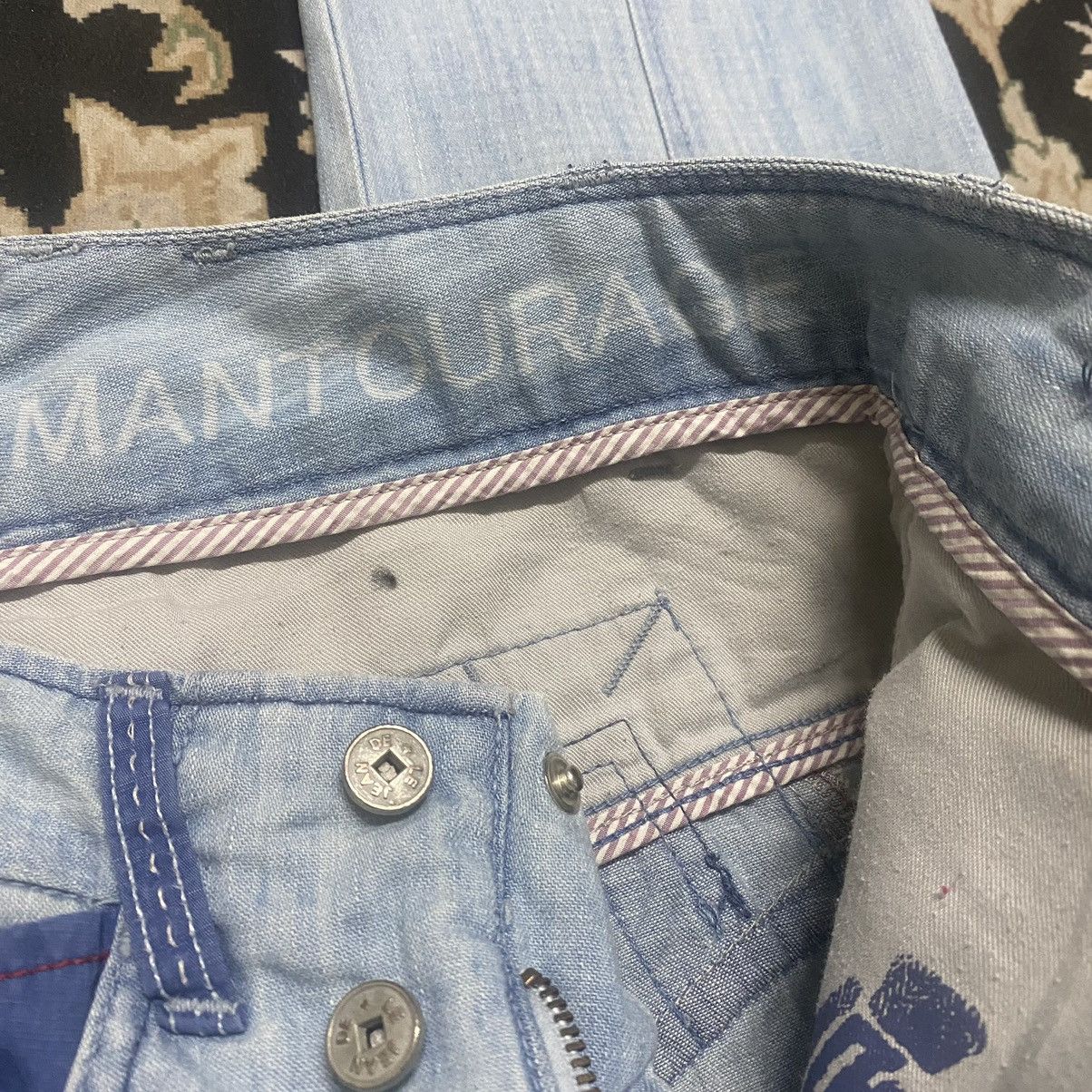 Marithe + Francois Girbaud Marithe Francois Girbaud Denim Mantourage Pants Size US 29 - 20 Thumbnail