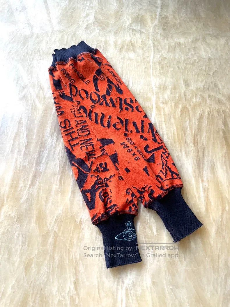 Vivienne Westwood Vivienne Westwood size 52 Orange Y2K arm sleeves Size ONE SIZE - 1 Thumbnail