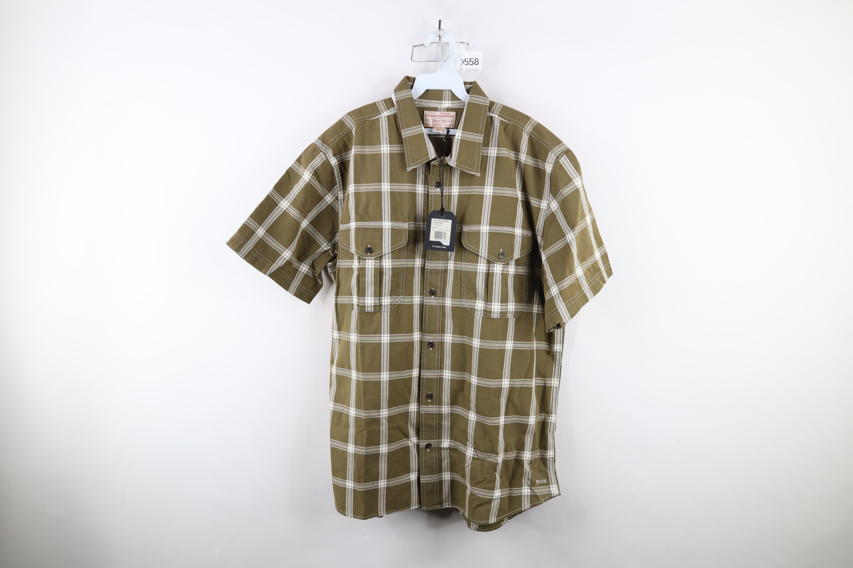 Filson × Vintage New CC Filson Short Sleeve Alaskan Guide Button Shirt Plaid Size US XL / EU 56 / 4 - 1 Thumbnail