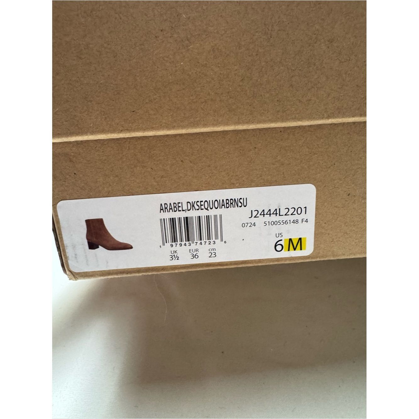 Vince NWT New $395 Vince Arabel Suede Booties In Dark Sequoia Siz Size US 6 / IT 36 - 8 Thumbnail