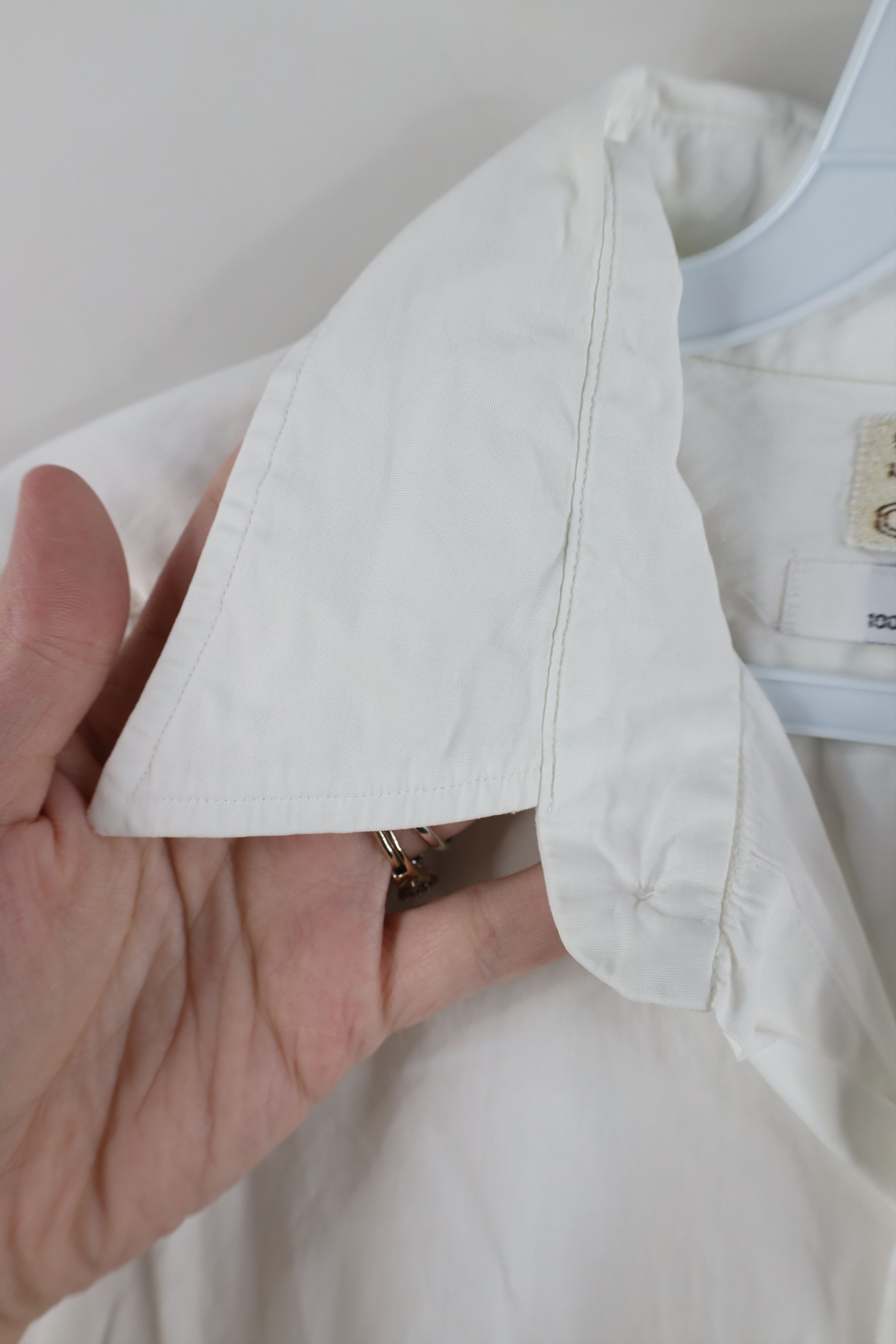 Vintage Vintage 70s 80s Streetwear Collared Button Shirt White USA Size US M / EU 48-50 / 2 - 8 Thumbnail