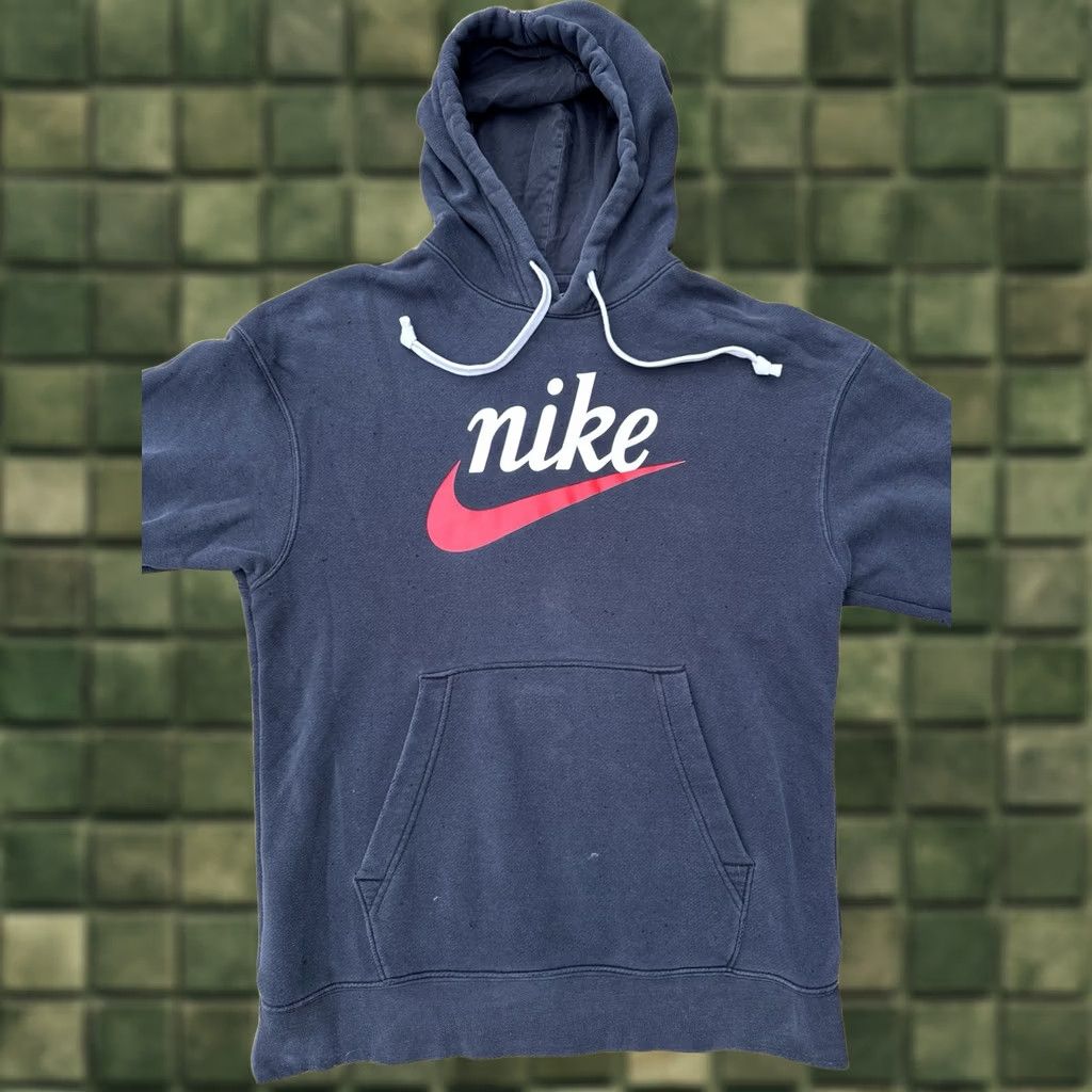 Nike Nike Hoodie Mens M Black Red Swoosh Logo Pullover French Terry Spell Out Size US M / EU 48-50 / 2 - 1 Thumbnail