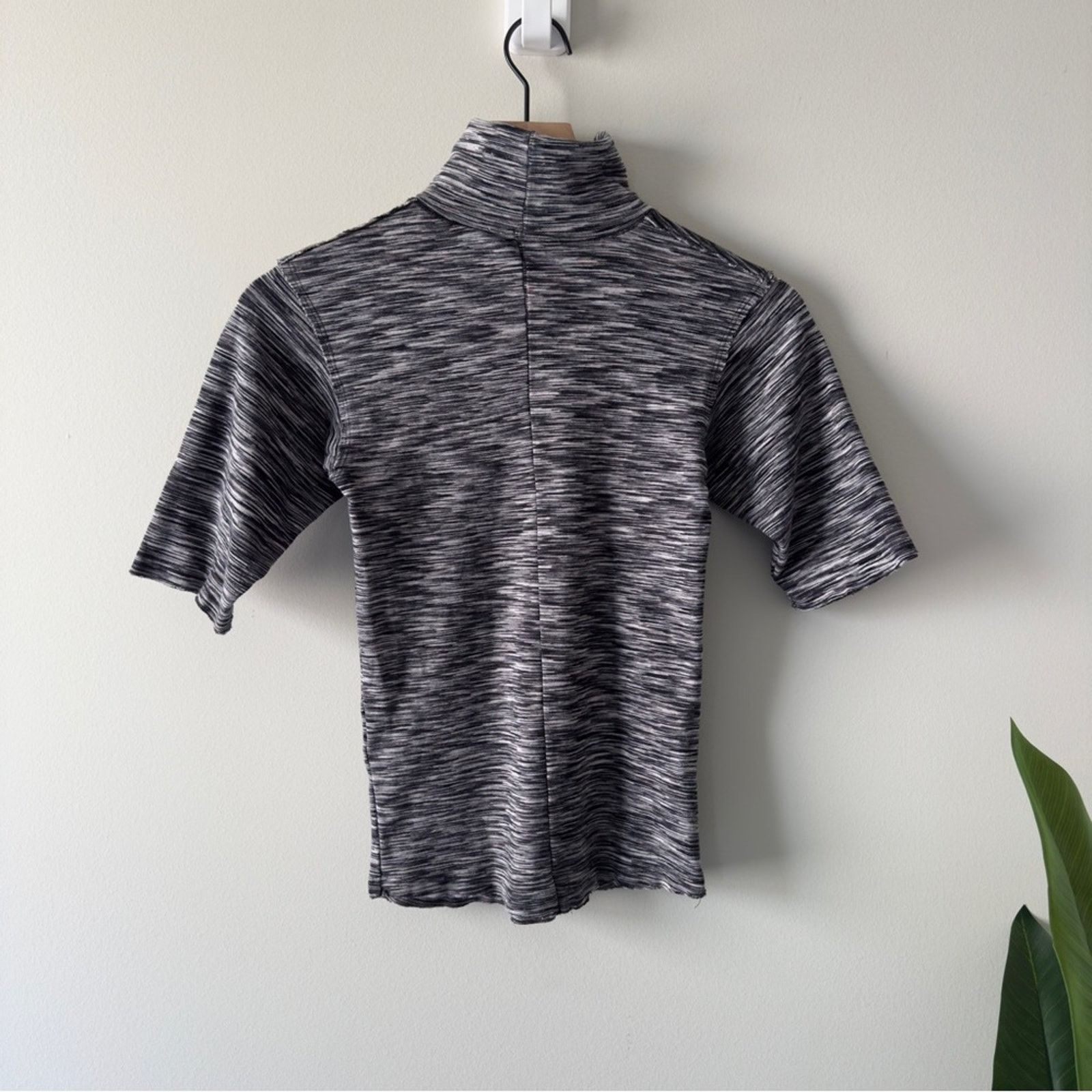 Free People Free People Sunshine Turtleneck Top space dye Black White M Size M / US 6-8 / IT 42-44 - 3 Thumbnail