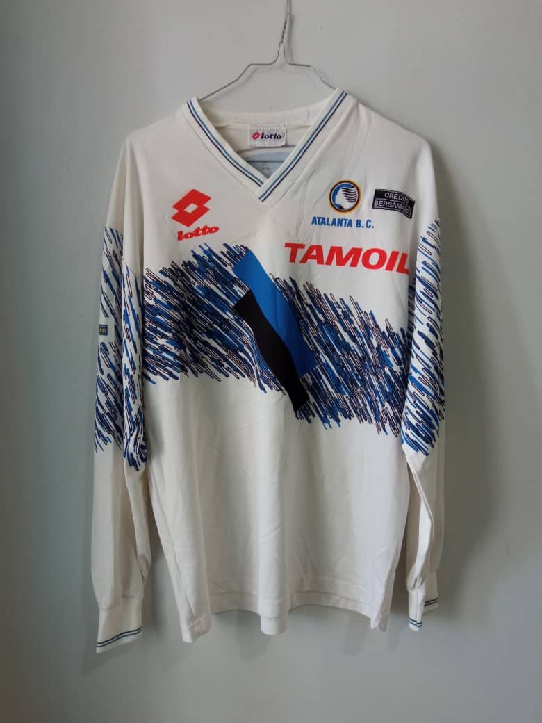 VINTAGE ATALANTA FC LOTTO TAMOIL TRAINING 92/93 JERSEY ISSUE