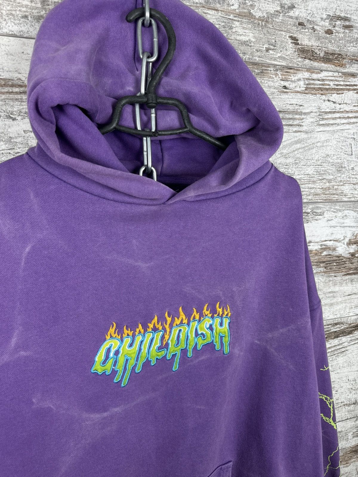 Designer Childish Robs Motors 90s Purple Hoodie Big Logo Y2K Racing Size US M / EU 48-50 / 2 - 5 Thumbnail
