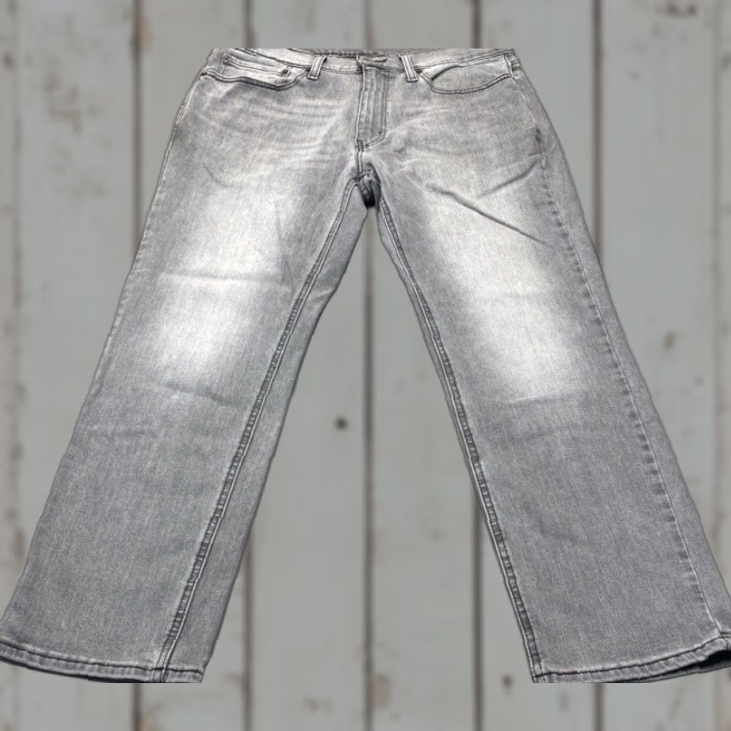 Levi's VINTAGE: Levi's 541 Jeans Mens 34x30 Grey Denim Athletic Taper Fit Distressed 8395 Size US 34 / EU 50 - 1 Thumbnail