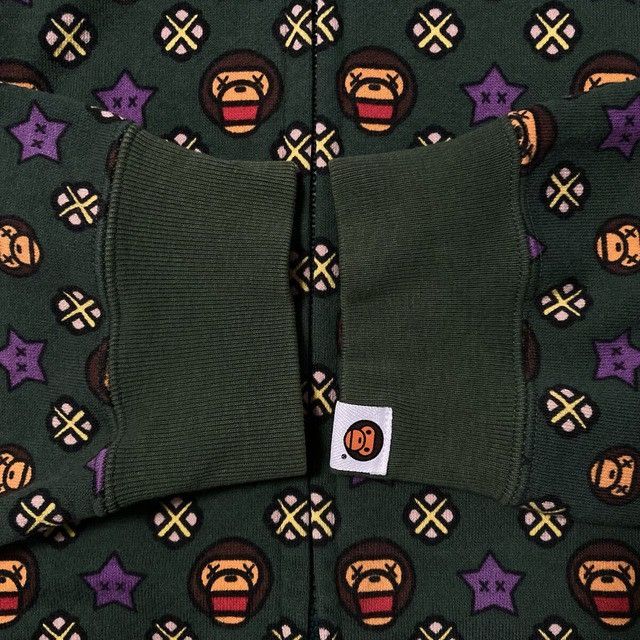 Bape × Kaws KAWS × BAPE STA Milo Monogram Full Zip Hoodie NIGO APE STAR Size US M / EU 48-50 / 2 - 6 Thumbnail